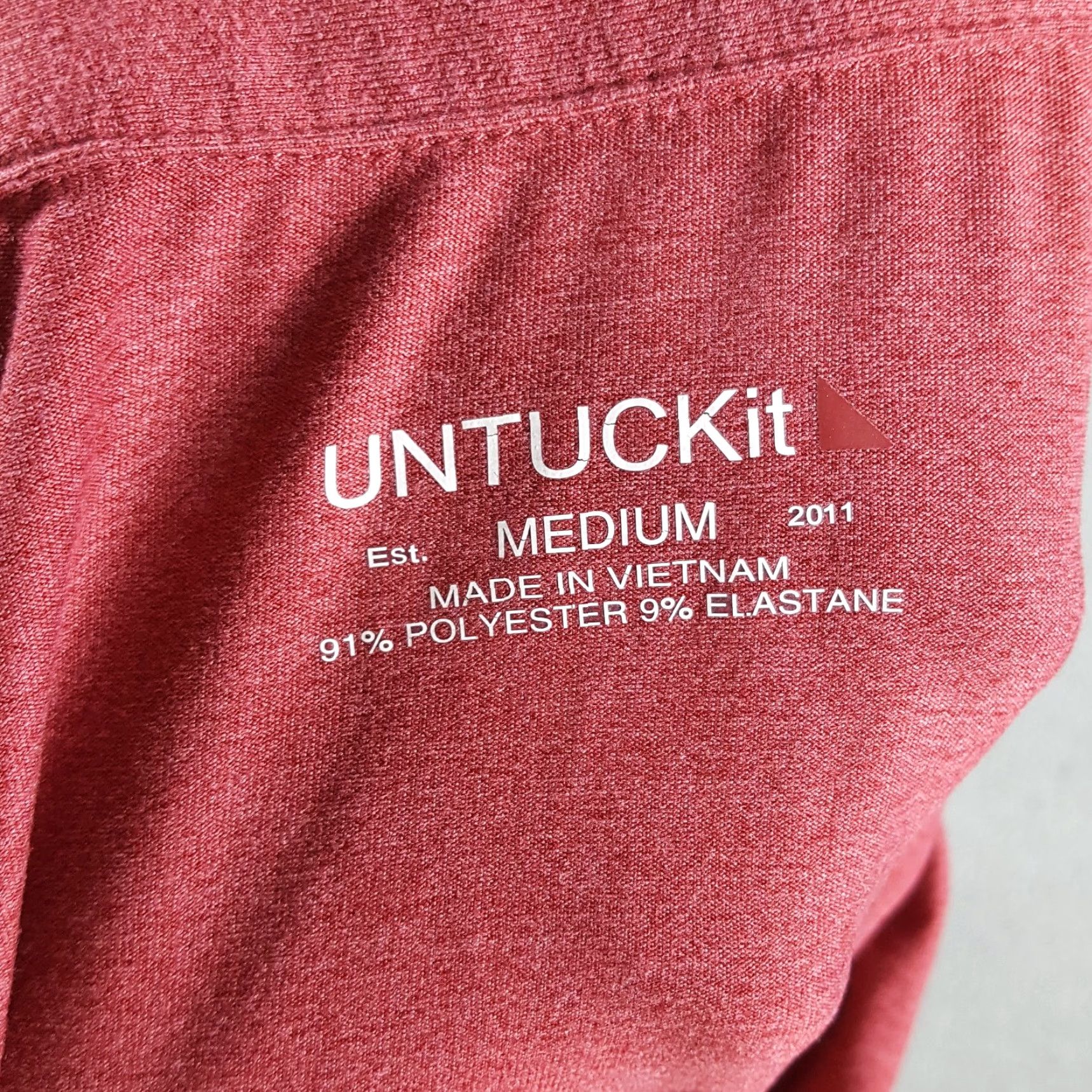 UNTUCKit UNTUCKit Polo Men's Stretch Polyester Golf Collared Shirt Size Medium Athletic Shirt Size US M / EU 48-50 / 2 - 7 Thumbnail