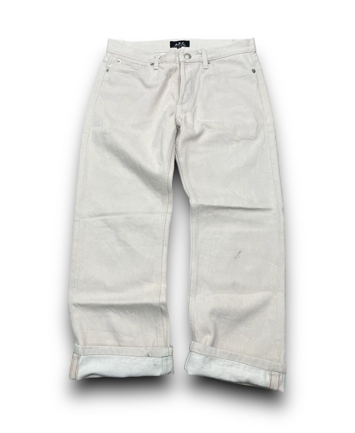 A.P.C. Vintage APC Jeans Selvedge Denim White Size 28 Size US 28 / EU 44 - 1 Thumbnail