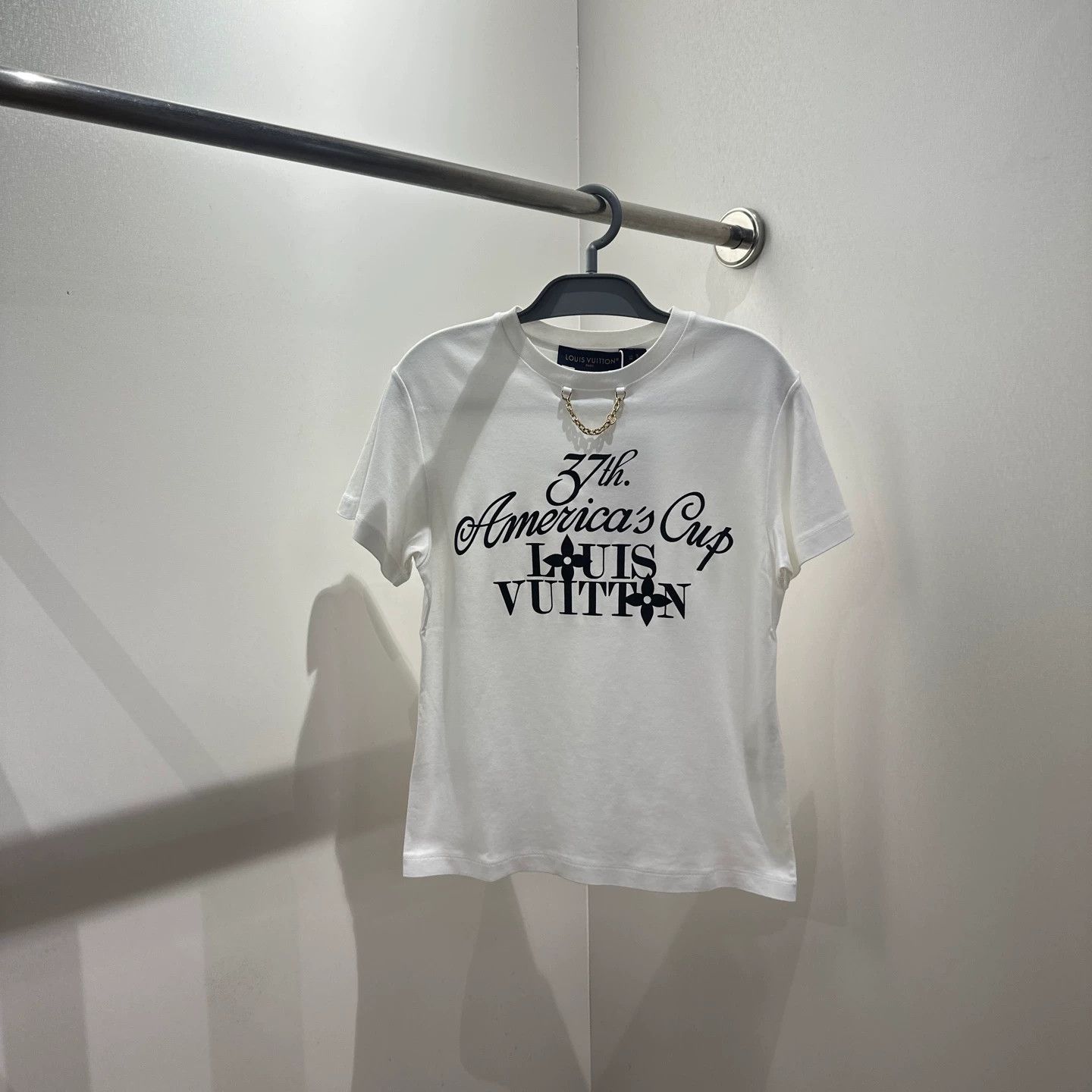 Louis Vuitton Louis Vuitton 24SS Copa Chain Tee XS Cotton may408 Size XS / US 0-2 / IT 36-38 - 1 Thumbnail
