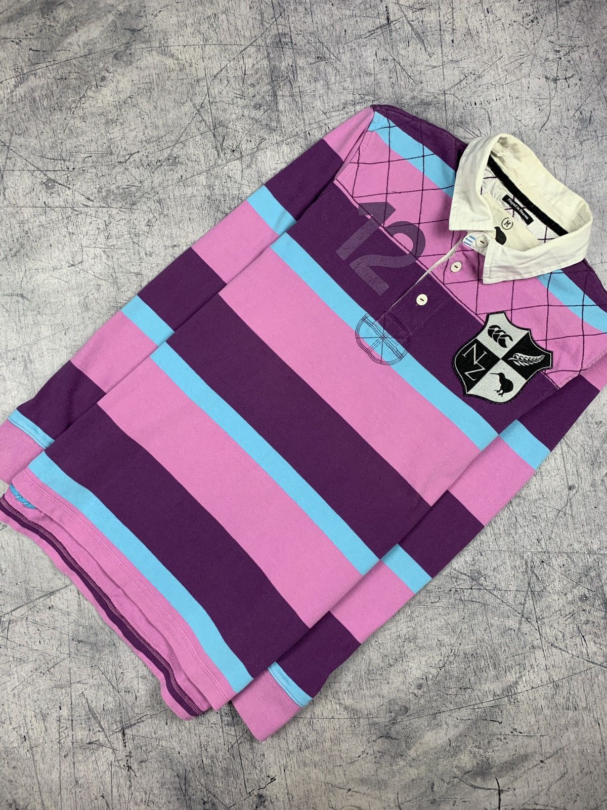 Canterbury of New Zealand Vintage Canterbury of New Zealand Rugby Shirt 90s striped Size US M / EU 48-50 / 2 - 1 Thumbnail