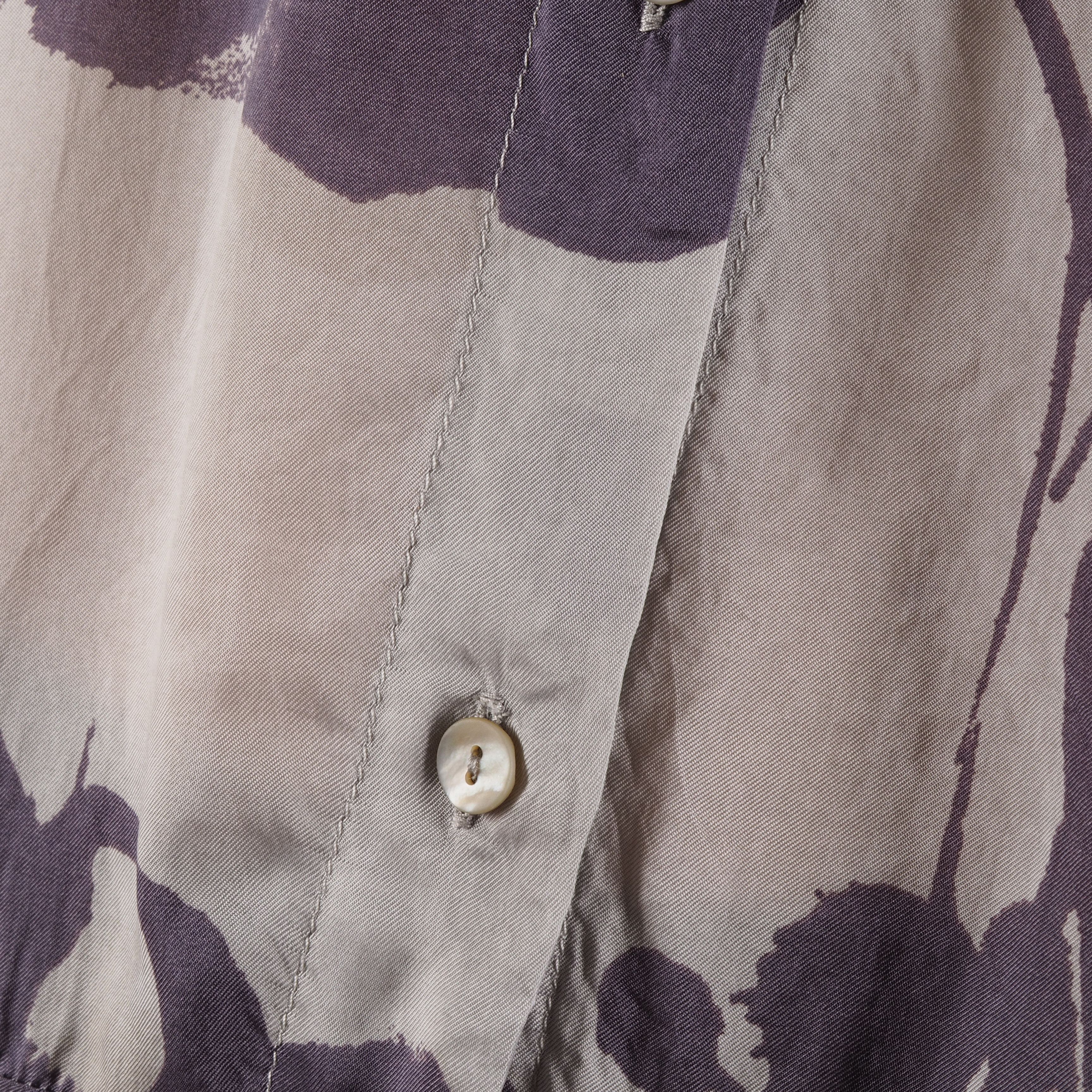 Annette Gortz × Rundholz × Sarah Pacini OSKA Women's Gray Beige Print Tunic Dress Size ONE SIZE - 4 Thumbnail