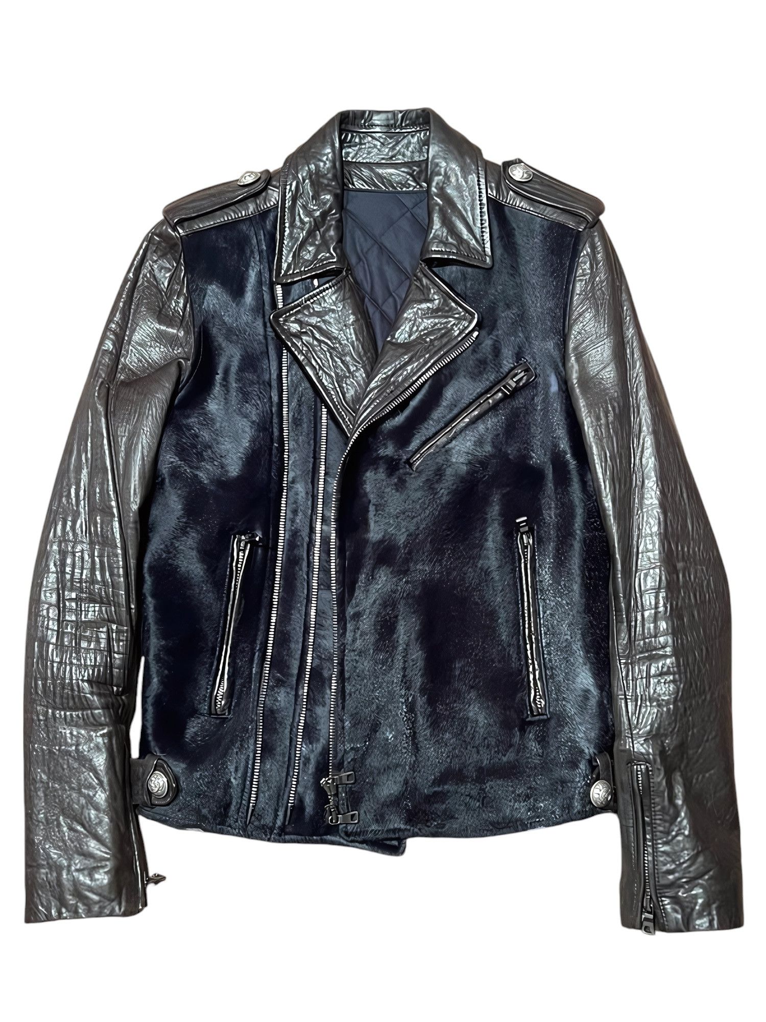 Men's Balmain Leather Jackets | Grailed