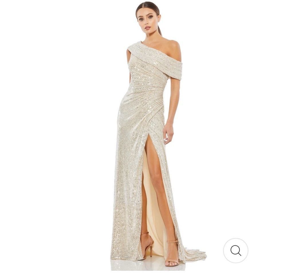Mac Duggal Women's Mac Duggal Dress, Size 8, Champagne Size M / US 6-8 / IT 42-44 - 1 Thumbnail