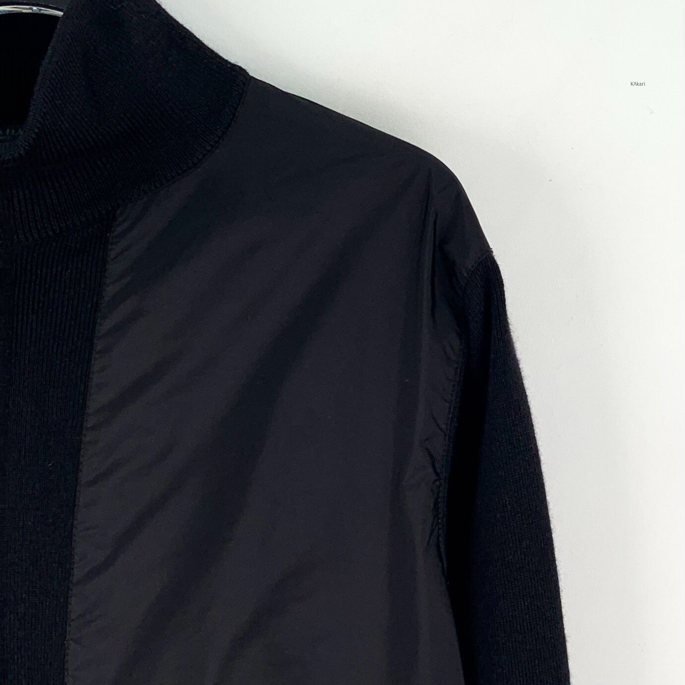 Prada Prada Black Wool Stand Collar Zip Jacket Size US S / EU 44-46 / 1 - 3 Thumbnail