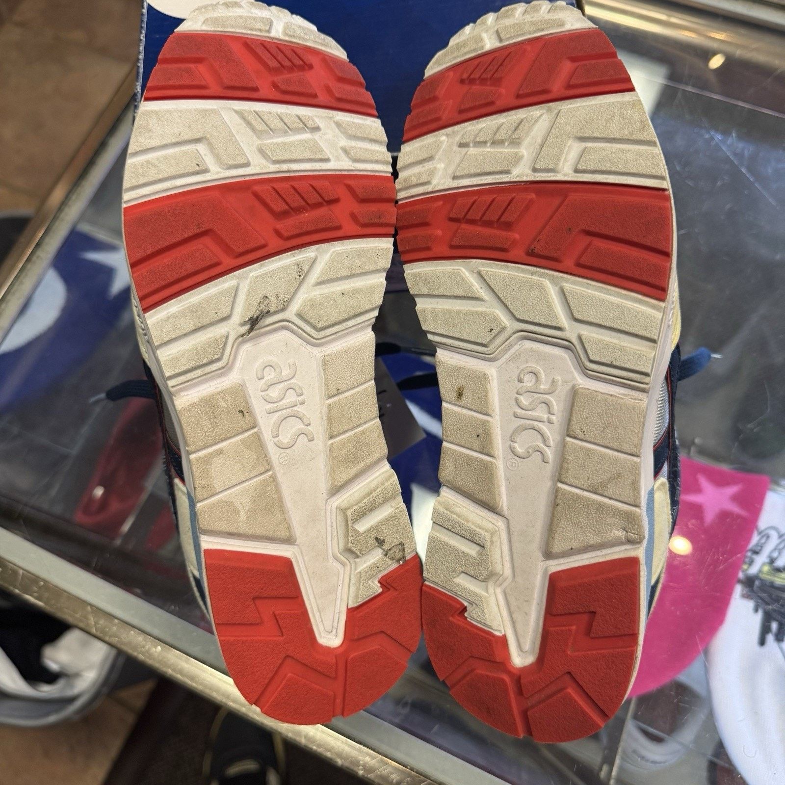 Asics ASICS Gel Lyte V5 (C541N) Navy Blue Red Grey CleanSize 6Y Size US 6 / EU 39 - 6 Thumbnail