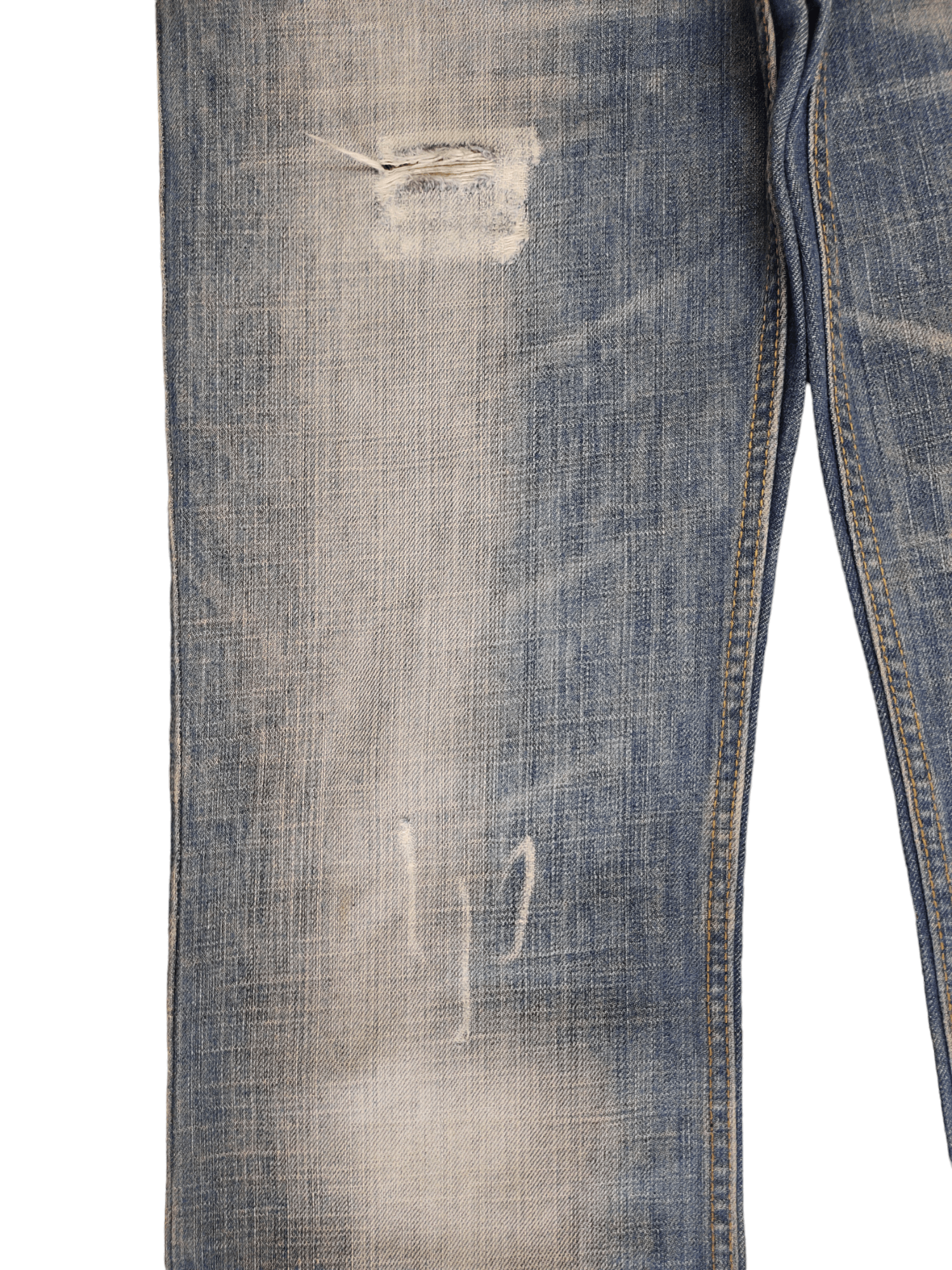 Diesel Flare Jeans Diesel Clawmark Distress Faded Boot Cut Y2k Size US 31 - 16 Thumbnail