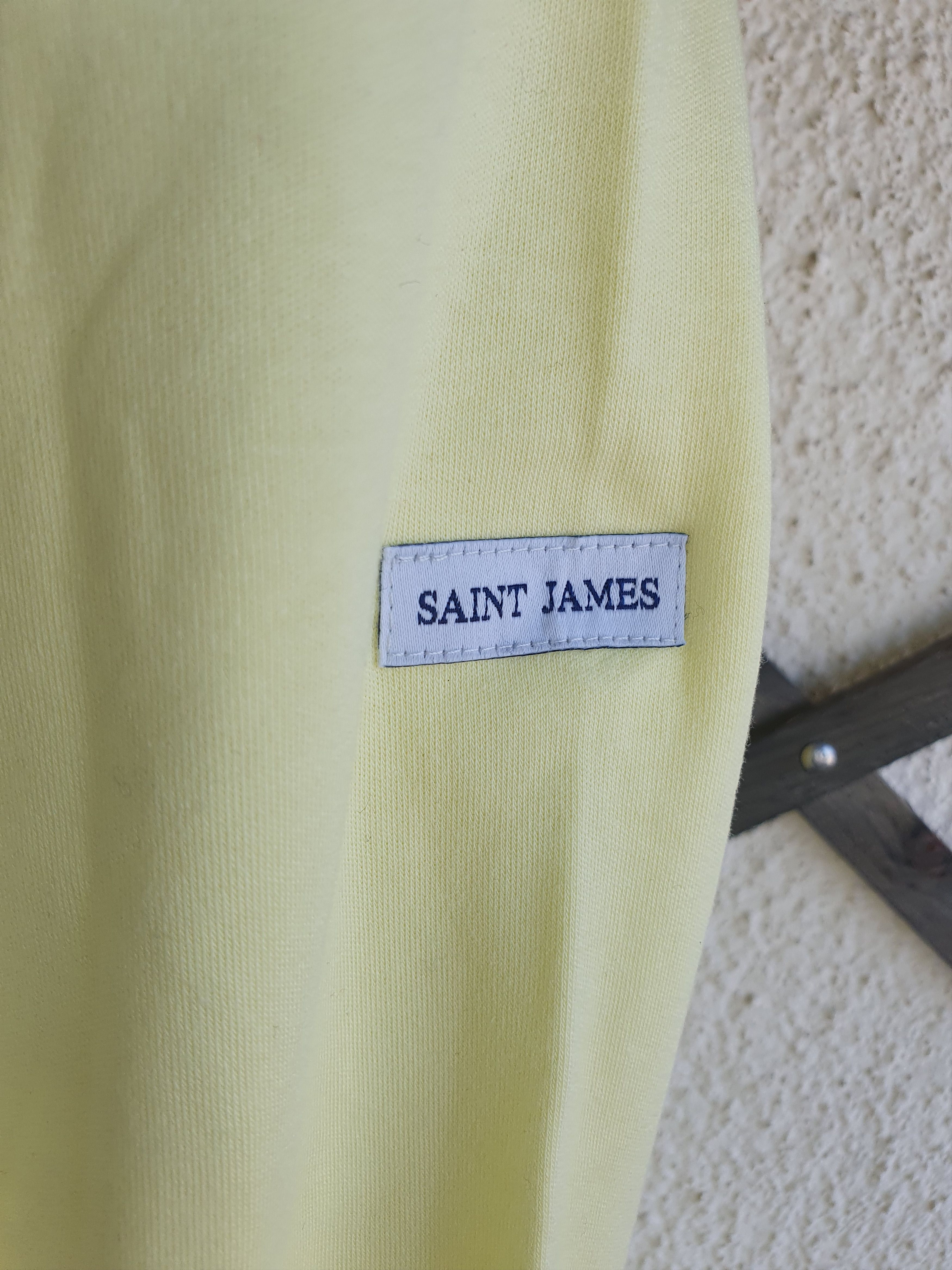Saint James × Swagger Saint James Yellow Cotton Cardigan Top sz 10 Size L / US 10 / IT 46 - 2 Thumbnail