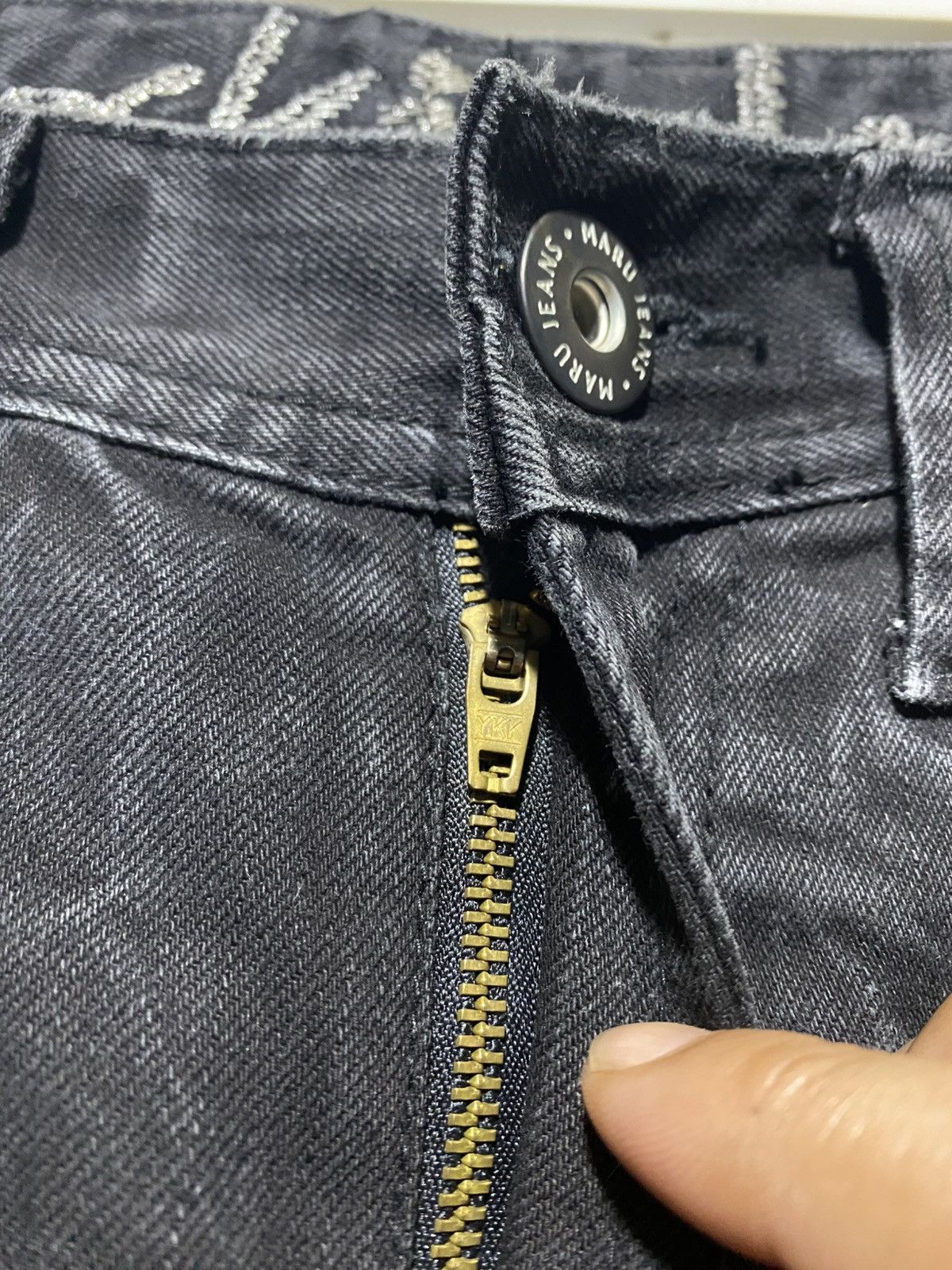 Japanese Brand y2k Maru rocky jeans studded flare denim Tornado mart style Size US 30 / EU 46 - 16 Thumbnail