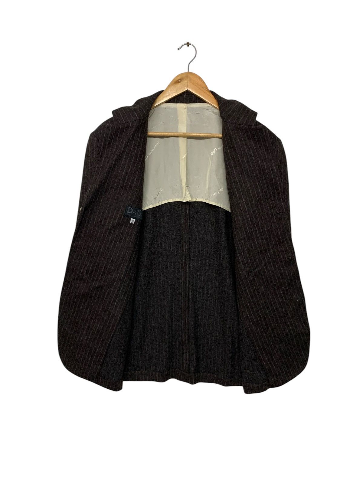 Designer × Dolce & Gabbana Rare Dolce & Gabbana Wool Blazer Button Down Made In Italy Size 48L - 3 Thumbnail