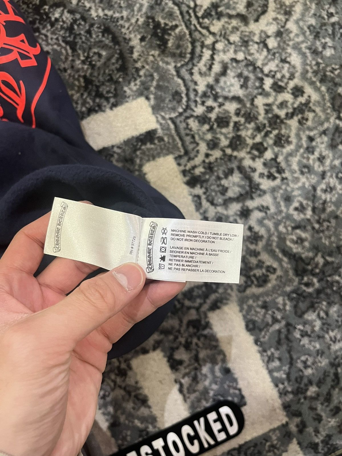 Chrome Hearts RARE CHROME HEARTS NAVY FLORAL NYC EXCLUSIVE Size US XL / EU 56 / 4 - 4 Thumbnail