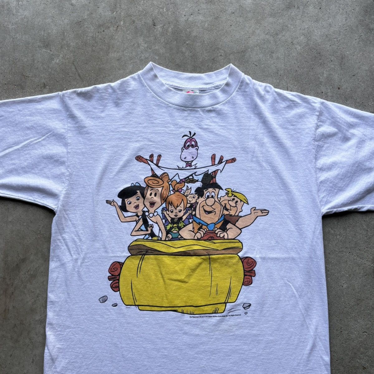 Band Tees × Vintage vintage 1995 90s THE FLINTSTONES Movie Promo Rap t-shirt Size US L / EU 52-54 / 3 - 2 Thumbnail