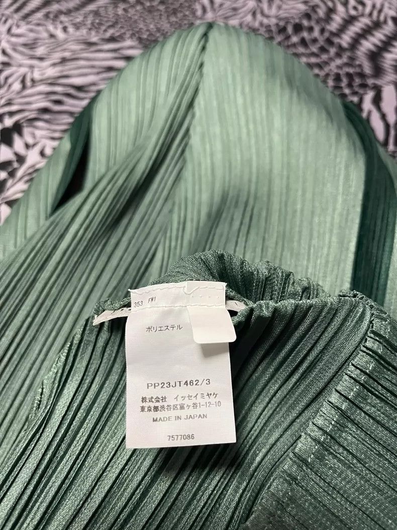 Issey Miyake Issey Miyake Green pleated vest Size L / US 10 / IT 46 - 4 Thumbnail