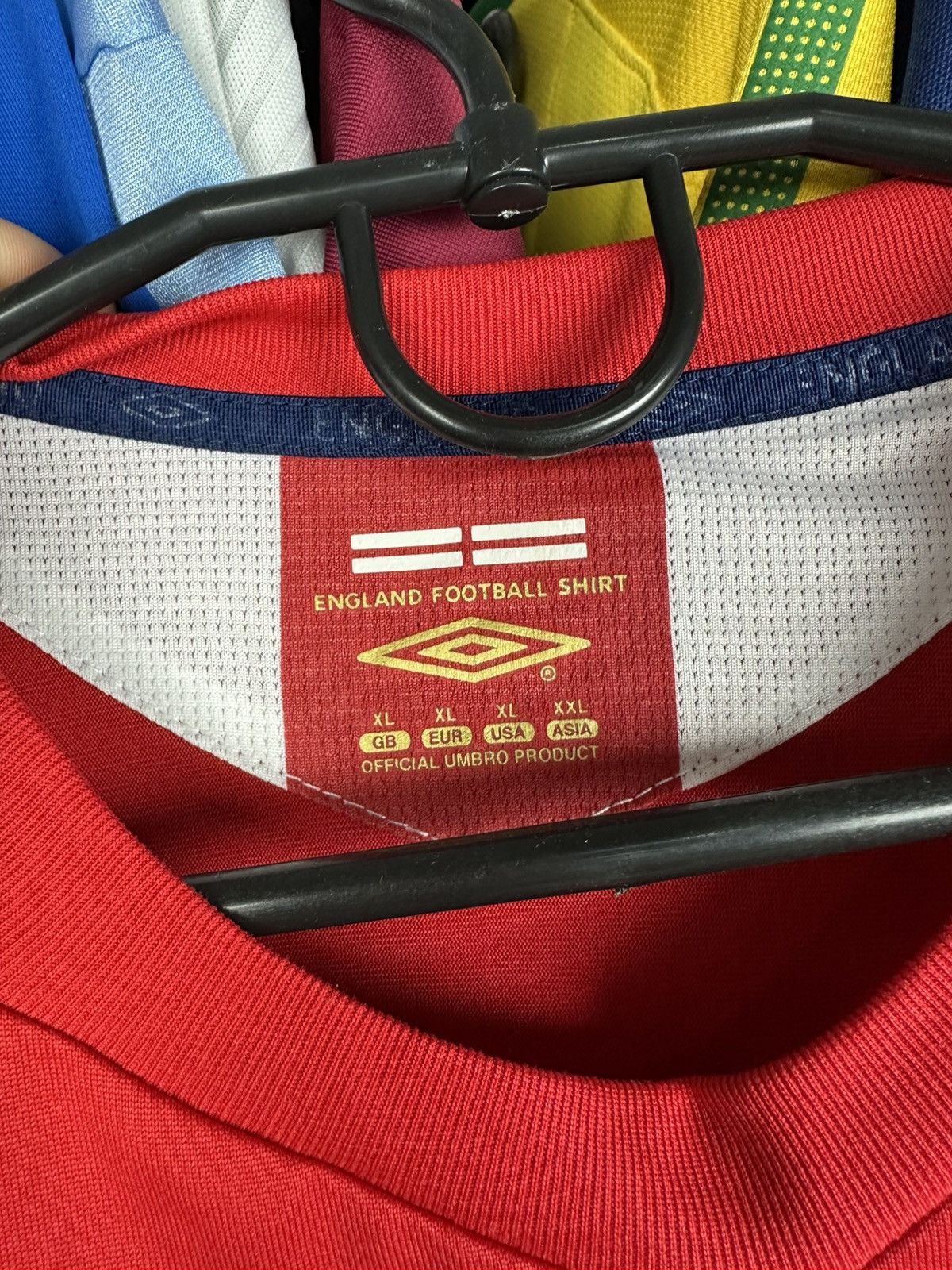 Umbro Umbro England 2006 2008 Gerrard#4 Away Shirt Soccer Jersey Size US XL / EU 56 / 4 - 11 Thumbnail