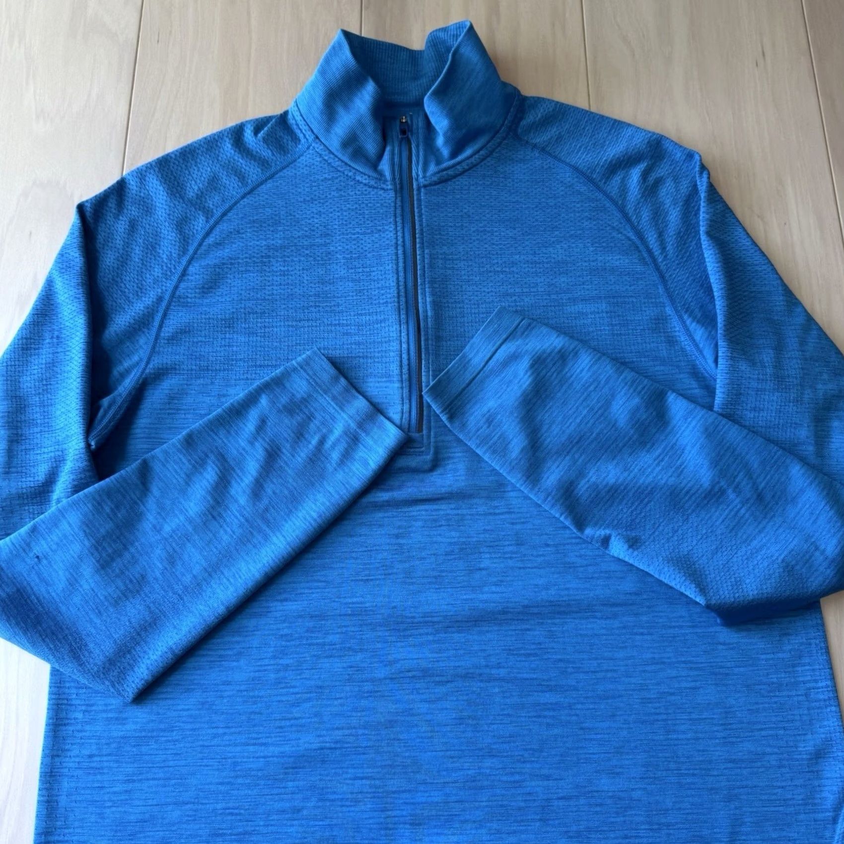 Lululemon Lululemon Metal Vent Tech 1/2 Zip Pullover Blue Workout Athleisure Utility M Size US M / EU 48-50 / 2 - 4 Thumbnail