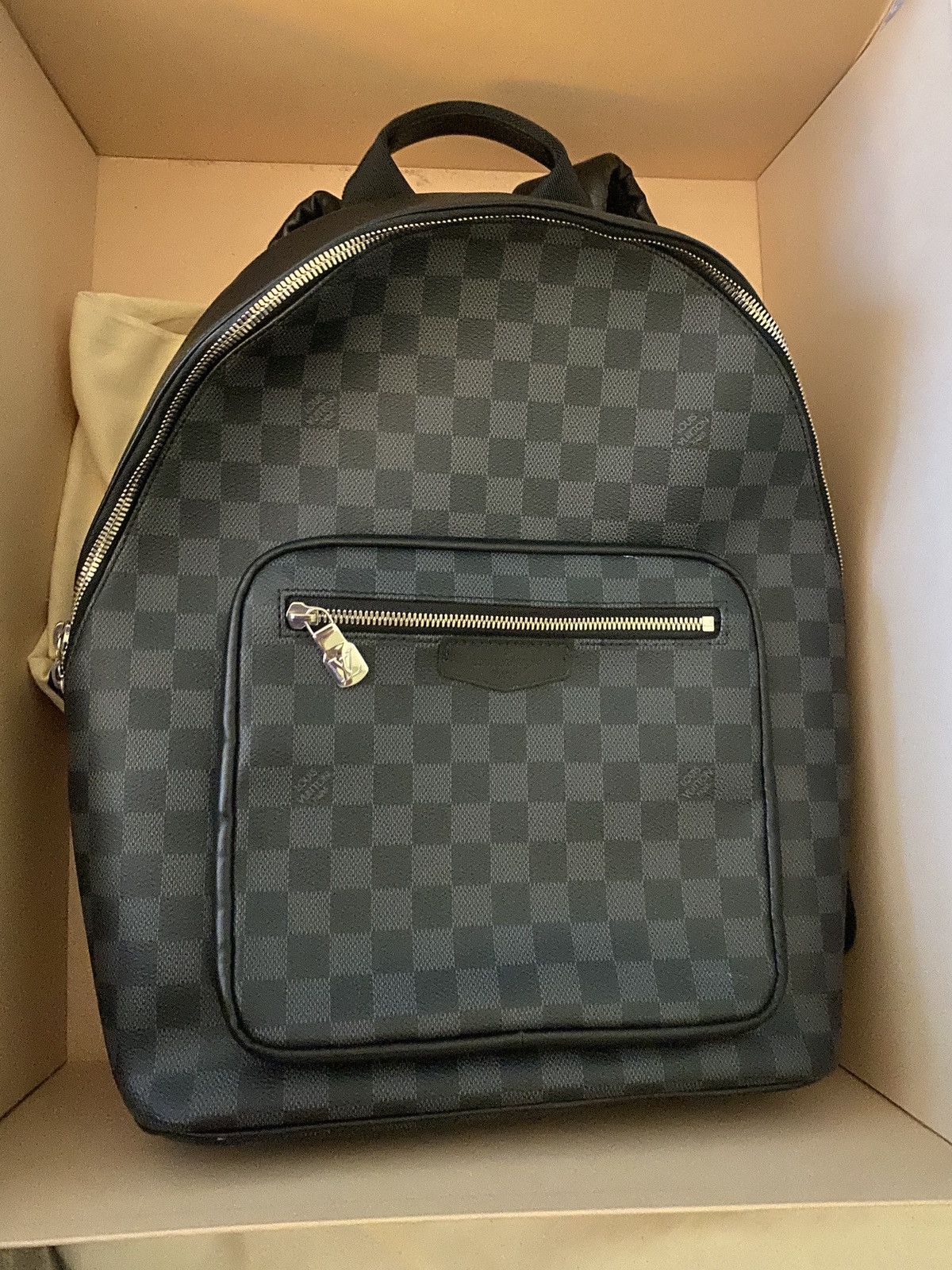 Josh damier graphite backpack deals