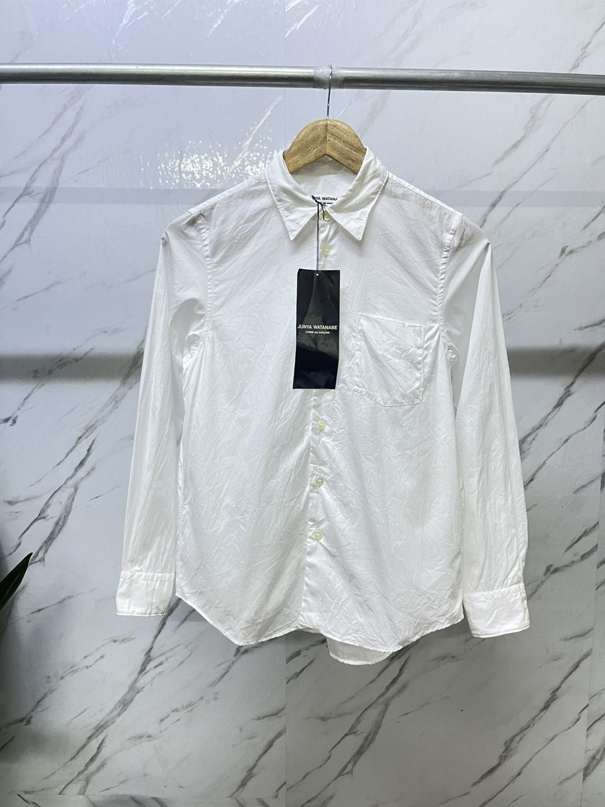 Comme des Garcons Junya watanabe x Comme des Garcons White Blouse (s) Size S / US 4 / IT 40 - 1 Thumbnail