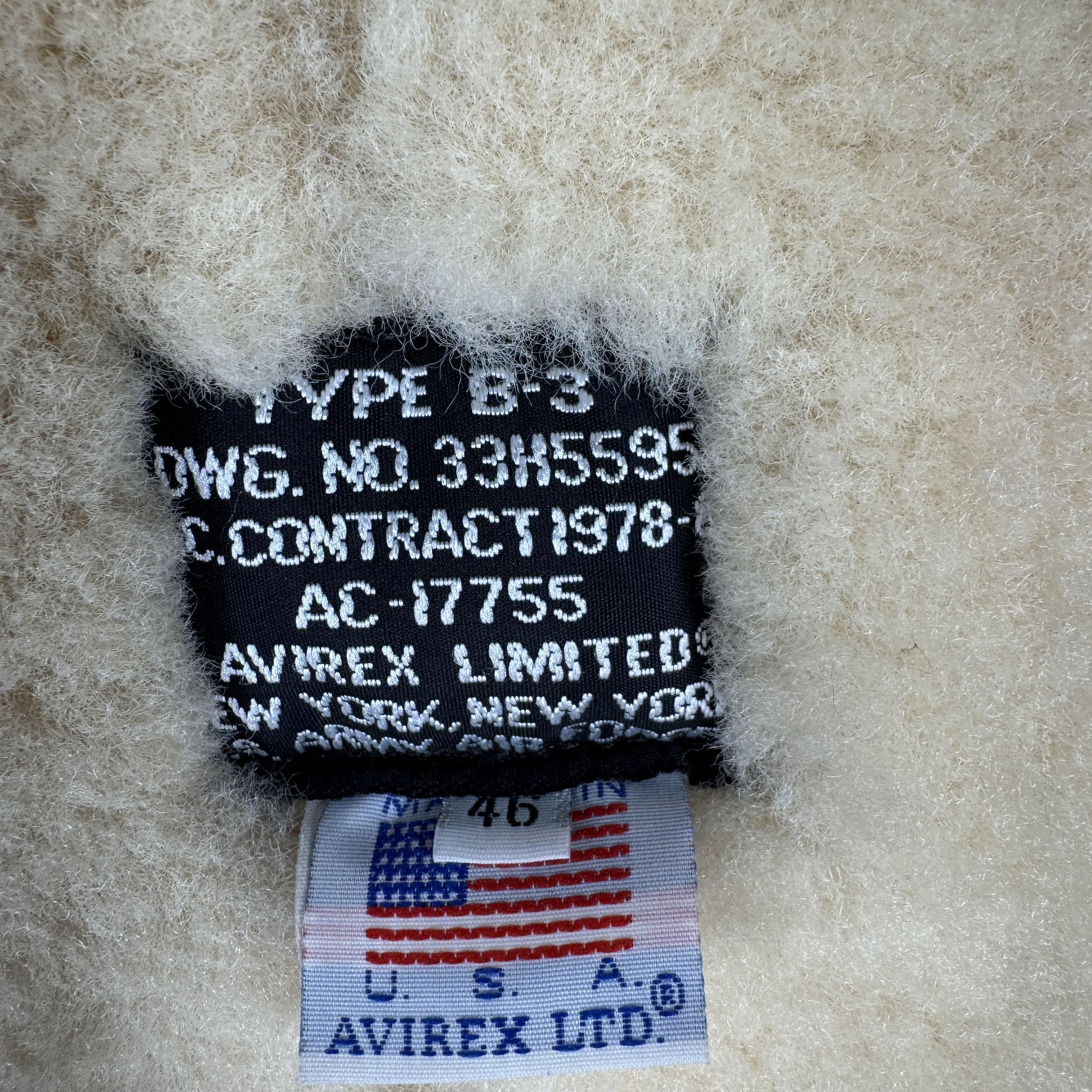 Avirex Avirex Type B-3 US Army Air Forces Sheepskin Jacket Size US L / EU 52-54 / 3 - 3 Thumbnail
