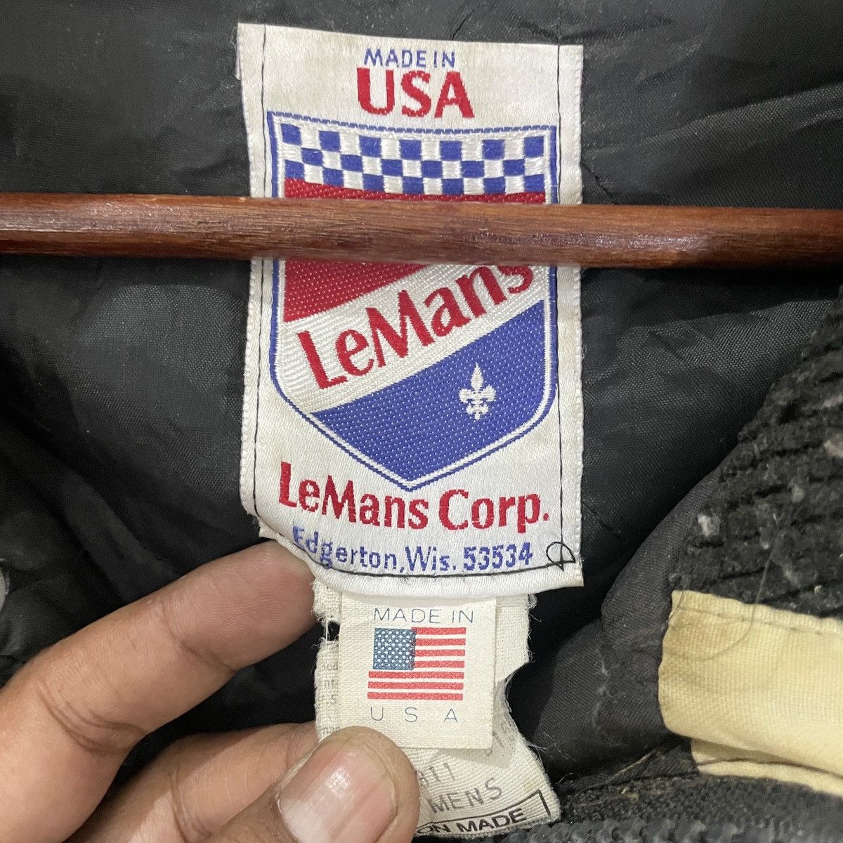 Other Vintage 80s Lemans Corp Jacket Size US XL / EU 56 / 4 - 5 Thumbnail
