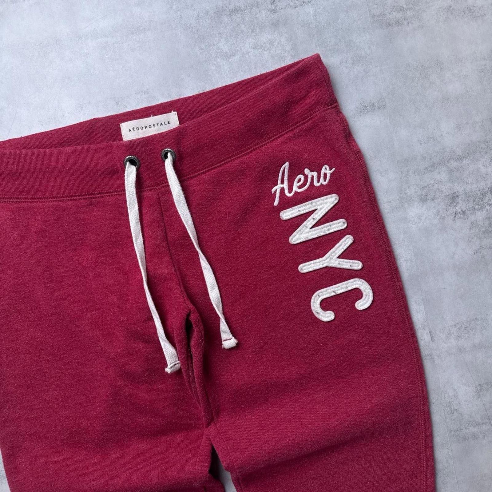Aeropostale Y2K Aeropostale 00s Red Sweatpants Size 28" / US 6 / IT 42 - 6 Thumbnail