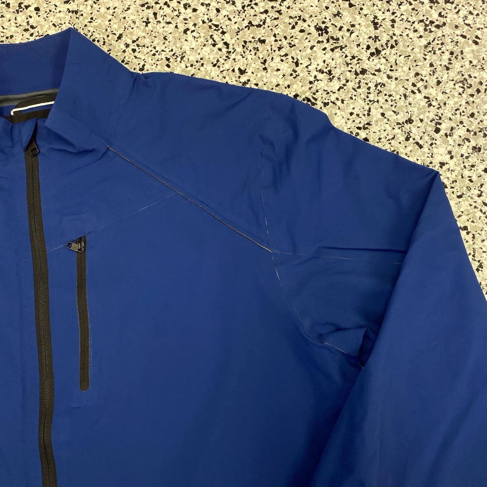 Vintage Aether Women's Windbreaker Shell Jacket Vented Full Zip Navy Blue Size 4 Size S / US 4 / IT 40 - 2 Thumbnail