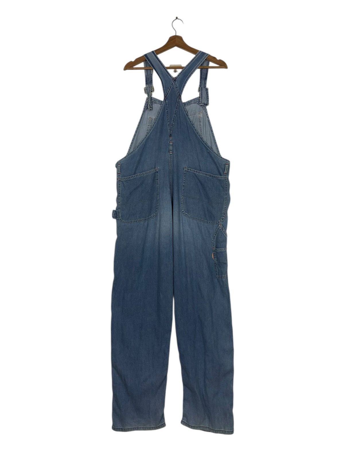 45rpm 🔥VINTAGE CHORE WORK DENIM INDIGO JUMPSUIT 45RPM BONDAGE Size US 38 / EU 54 - 9 Thumbnail