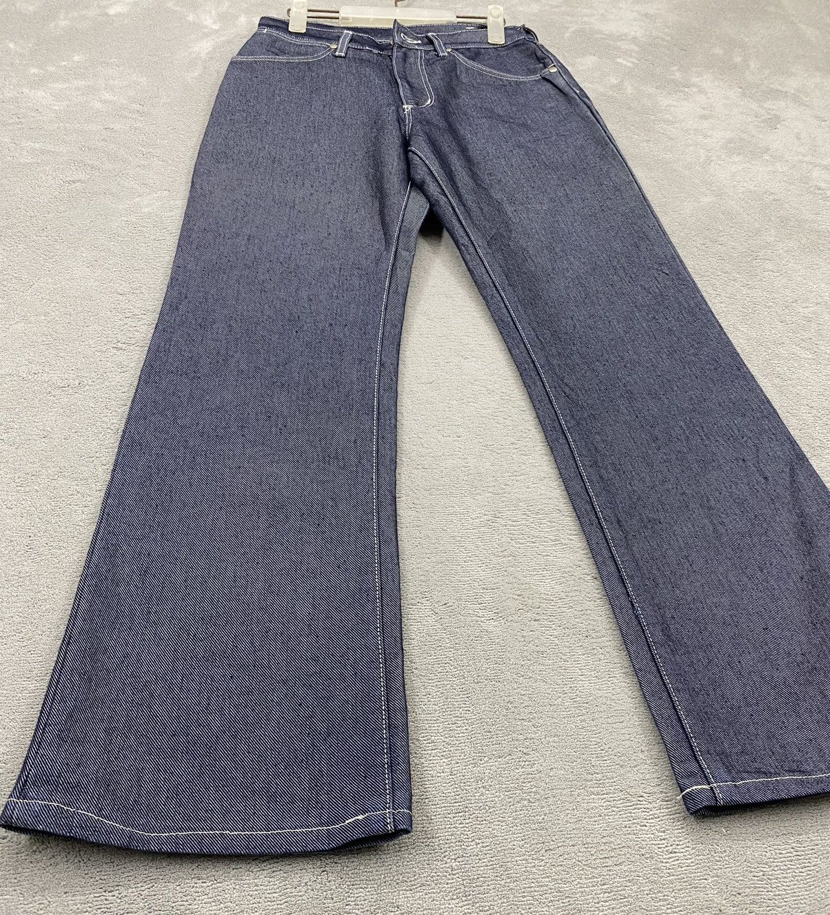 Japanese Brand × Wrangler 💥 Wrangler Blue Denim Rare Design Size US 29 - 6 Thumbnail