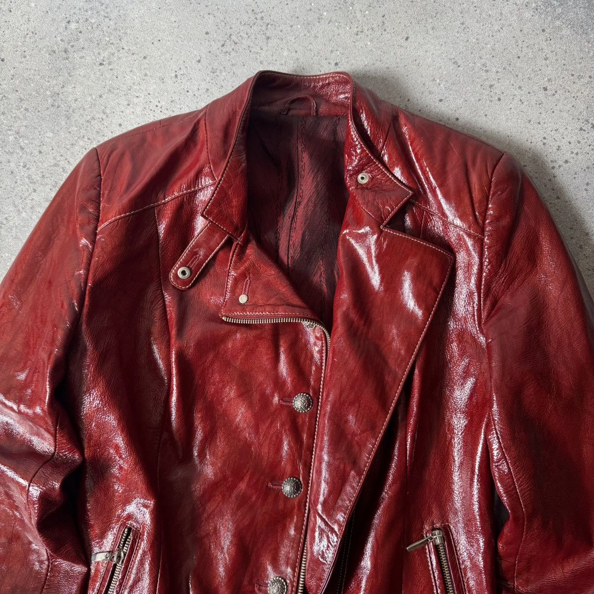 Hysteric Glamour Amazing Vintage Y2K Red Leather Jacket Size S / US 4 / IT 40 - 4 Thumbnail