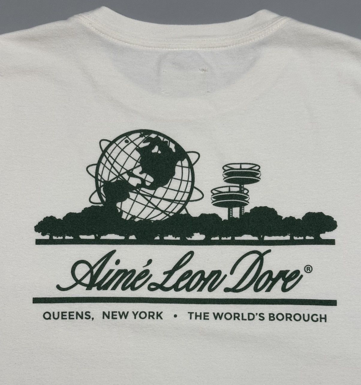 Aime Leon Dore Aime Leon Dore Unisphere Logo T-Shirt White Size US L / EU 52-54 / 3 - 3 Thumbnail