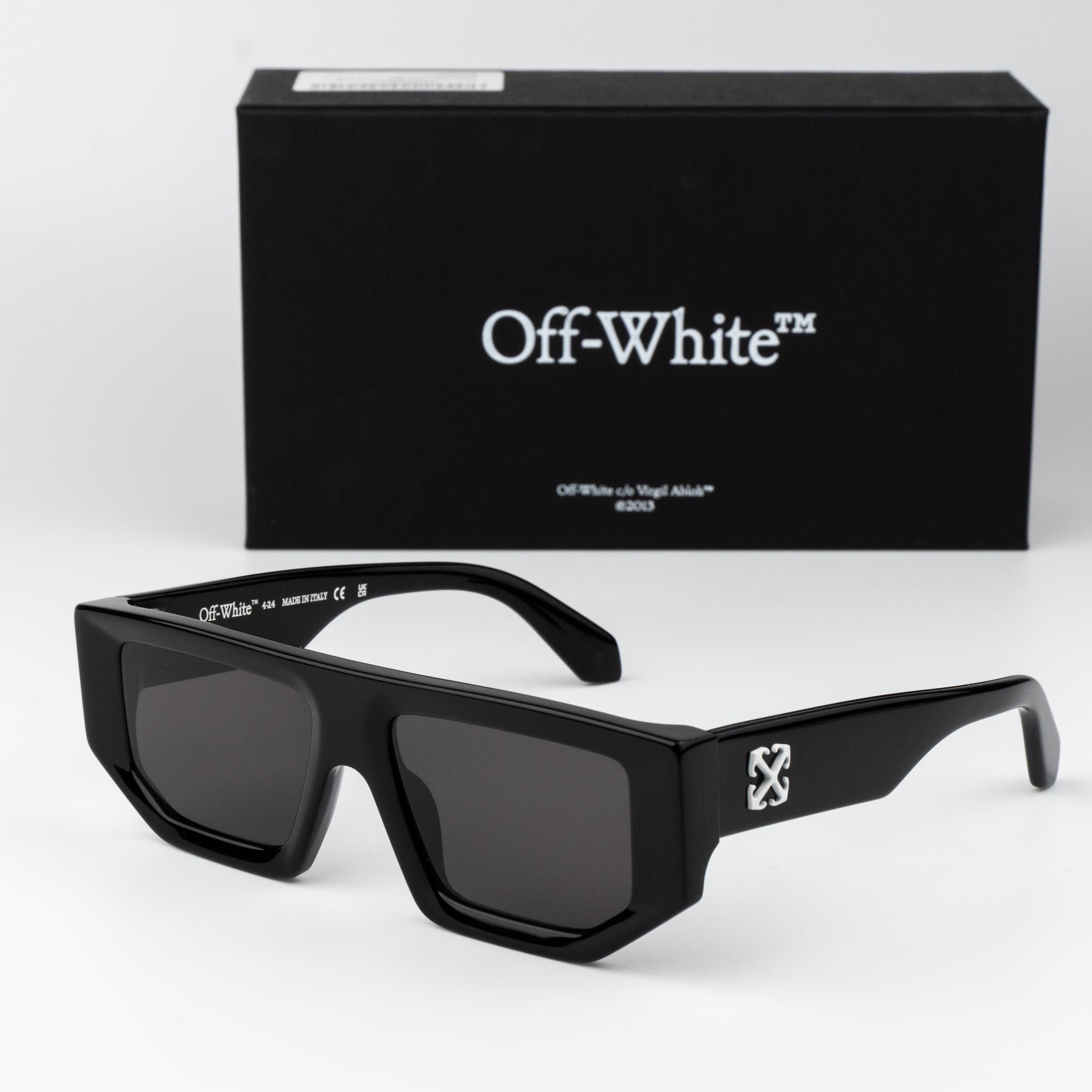 NEW OFF-WHITE SUNGLASSES BLACK UNISEX EYEWEAR OFF-WHITE OERI13U DALTON 1007 $_57.JPG?set_id=880000500F main image 3