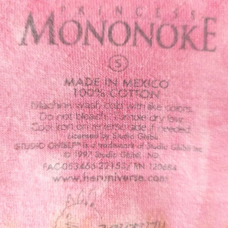 Pinko VINTAGE Princess Mononoke T Shirt Mens Size Small Pink Tie Dye Retro 90s Japanese Anime Mens Shirt Small Pink Tie Dye Mononoke Size US S / EU 44-46 / 1 - 5 Thumbnail