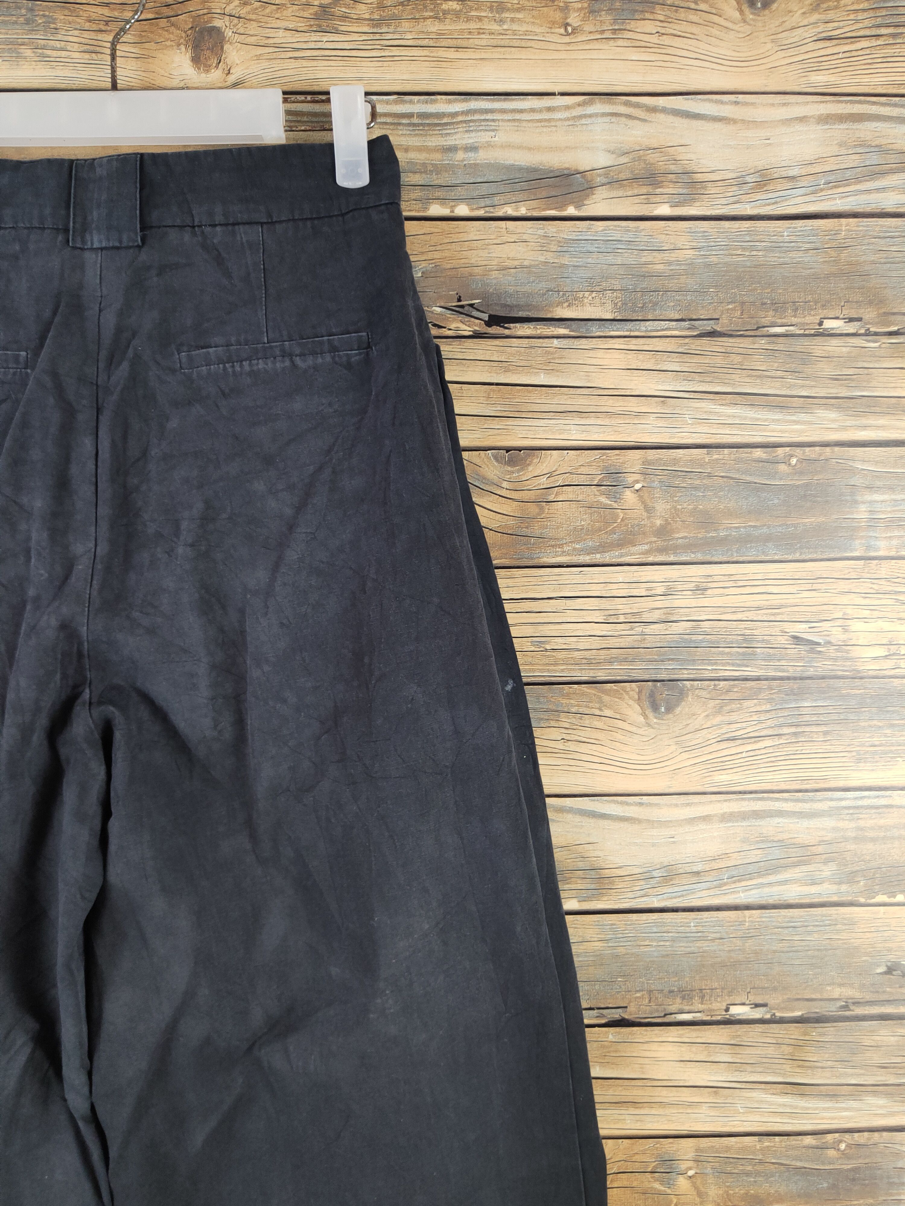 Japanese Brand Chuclla Black Multipocket Palazzo Pants #W2227 Size 26" / US 2 / IT 38 - 10 Thumbnail