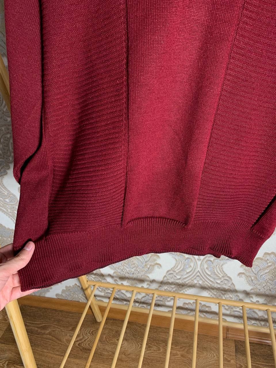Lacoste × Vintage VERY RARE LACOSTE CHAMISE SWEATER V KNIT MADE IN FRANCE 90s Size US L / EU 52-54 / 3 - 5 Thumbnail