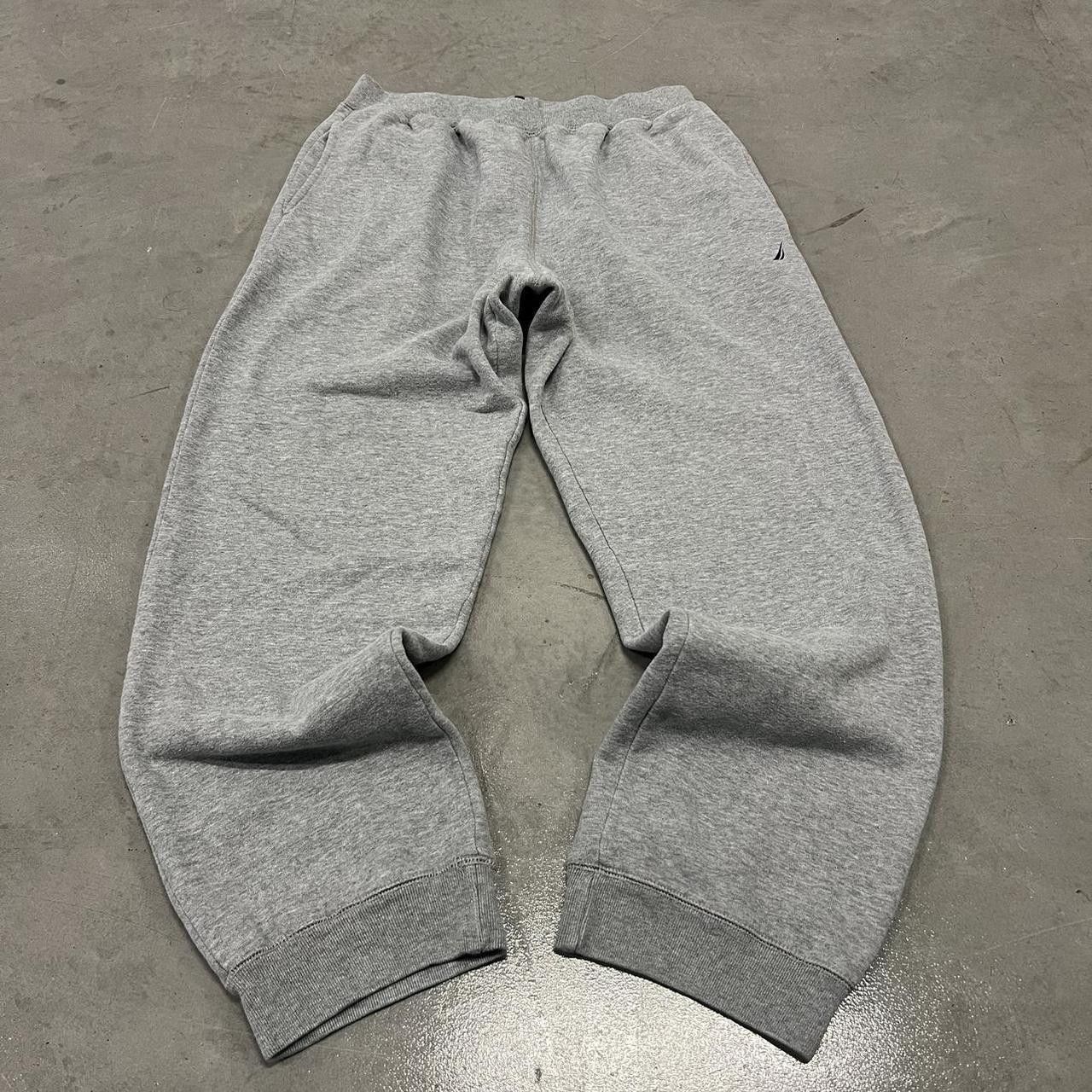 Nautica × Vintage Vintage Y2K/2000s Grey Nautica Essential Sweatpants! Size US 30 / EU 46 - 3 Thumbnail