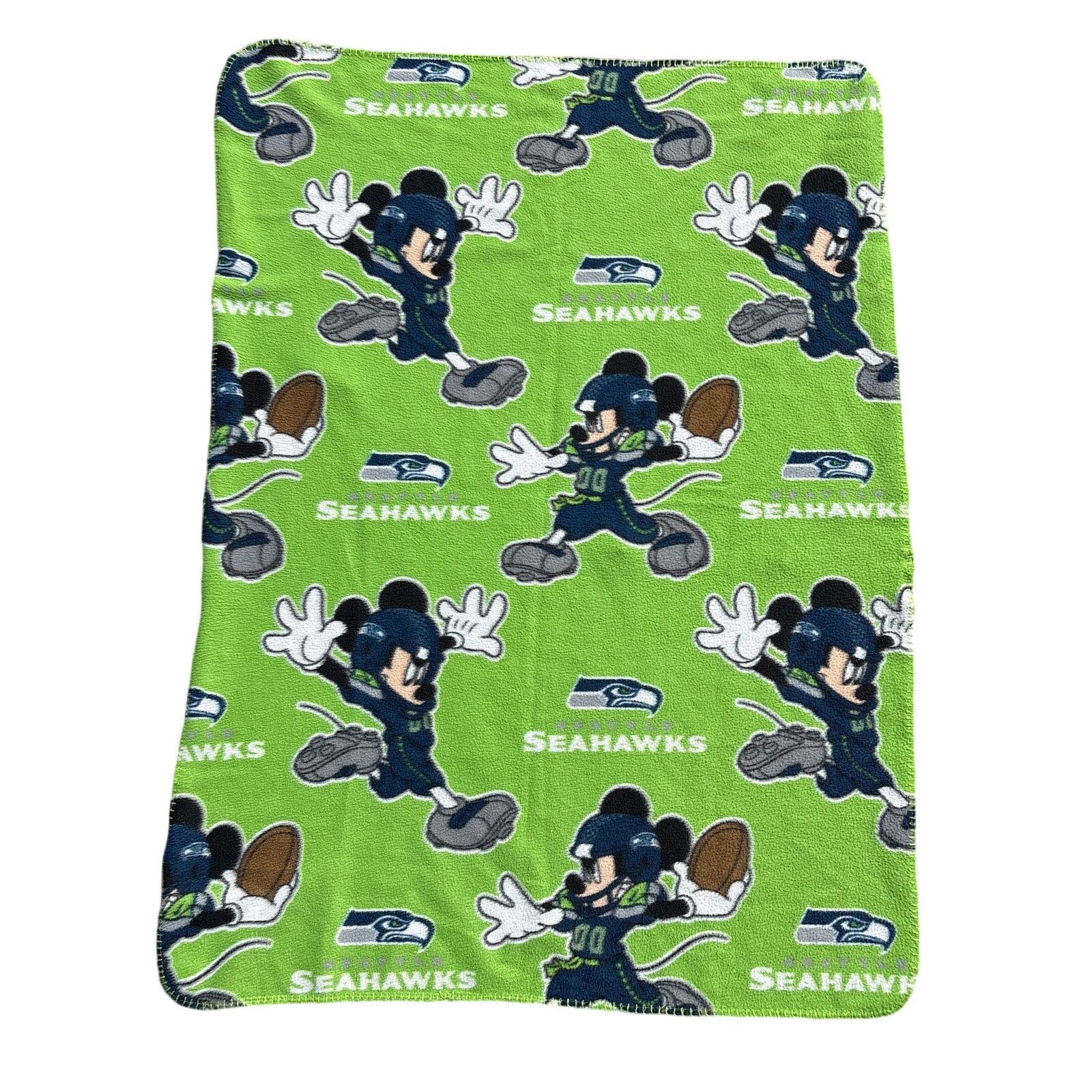 Disney Seattle Seahawks x Disney Mickey Mouse football blanket Size ONE SIZE - 1 Thumbnail