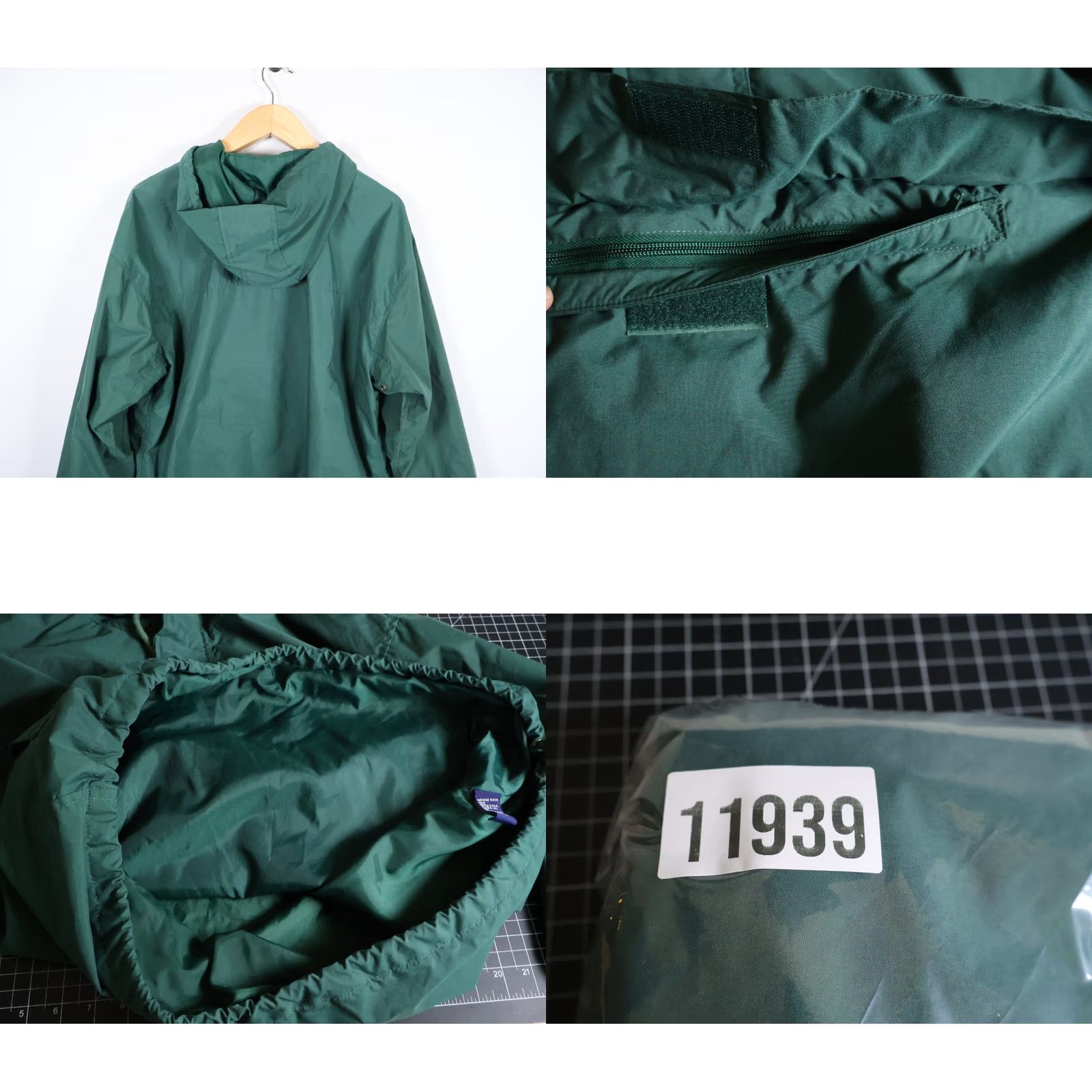 Gap VINTAGE Gap Windbreaker Pullover Jacket Men's Medium Green Hooded 1/4 Zip Nylon 90s Size US M / EU 48-50 / 2 - 9 Thumbnail