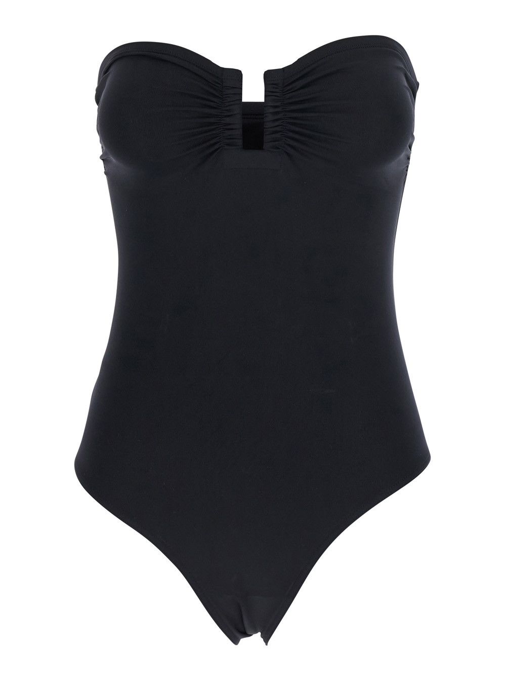 ERES 'Cassiopee' Black One-Piece Swimsuit with Back Neckline in Tech Fabric Woman Size M / US 6-8 / IT 42-44 - 1 Thumbnail