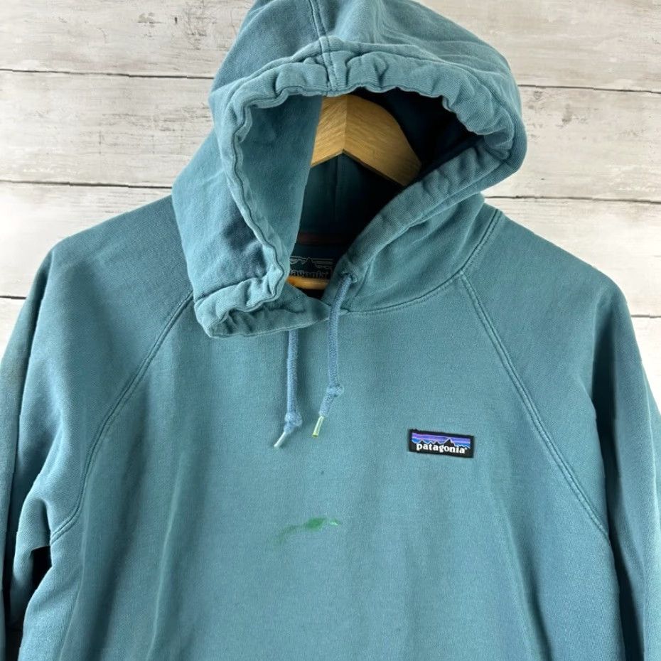 Patagonia Patagonia Men's Hoodie Teal blue/green Size XL Sweatshirt Hooded Logo Pockets Hooded Classic Outdoor Sports Pullover Size US XL / EU 56 / 4 - 2 Thumbnail