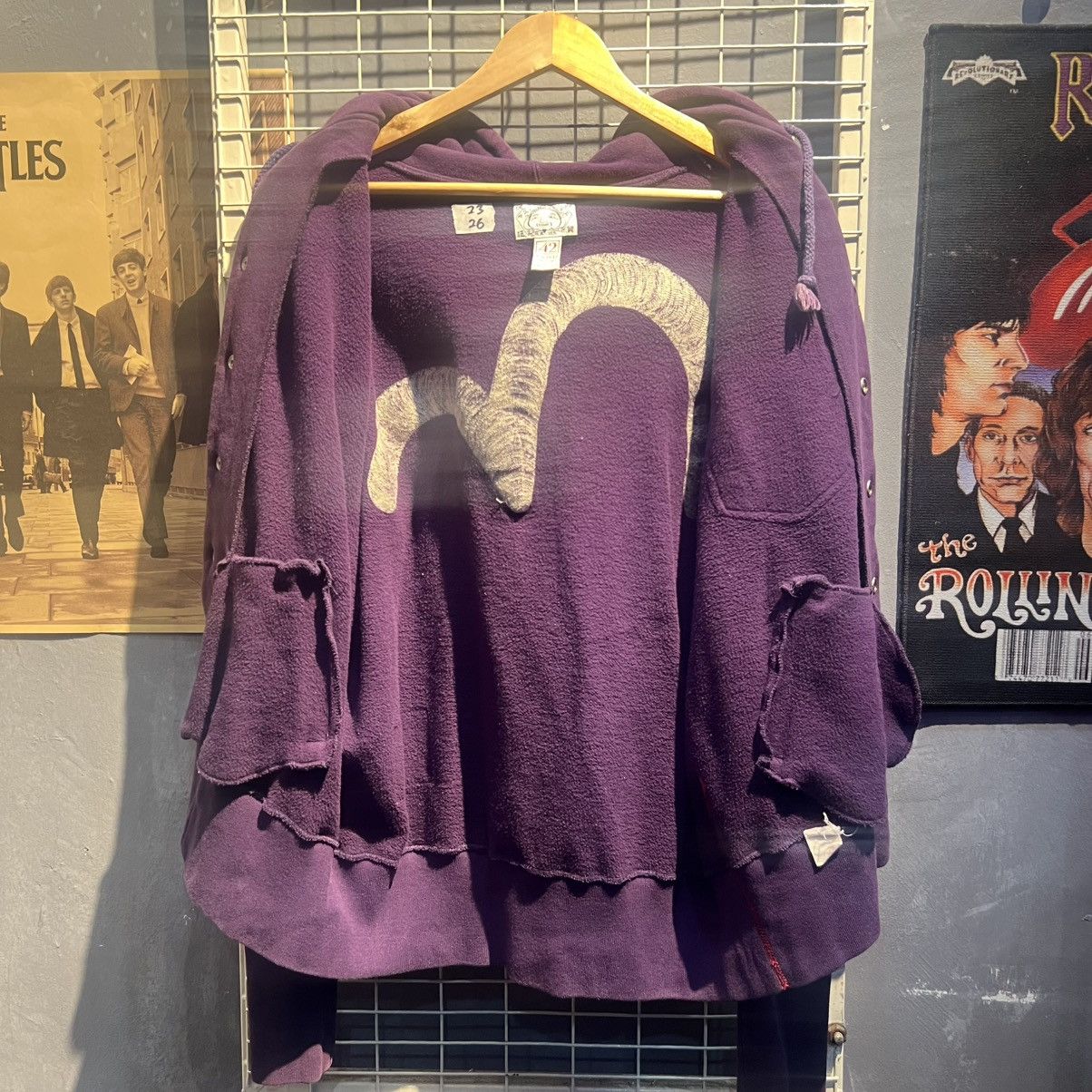 Evisu “EVISU” BUTTON UP EMBROIDERY HOODIE Size US L / EU 52-54 / 3 - 9 Thumbnail
