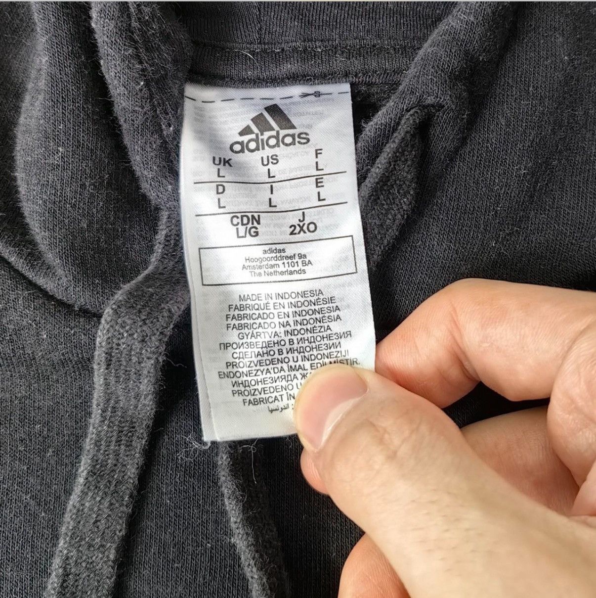 Adidas Addidas hoodie for men's Size US L / EU 52-54 / 3 - 5 Thumbnail