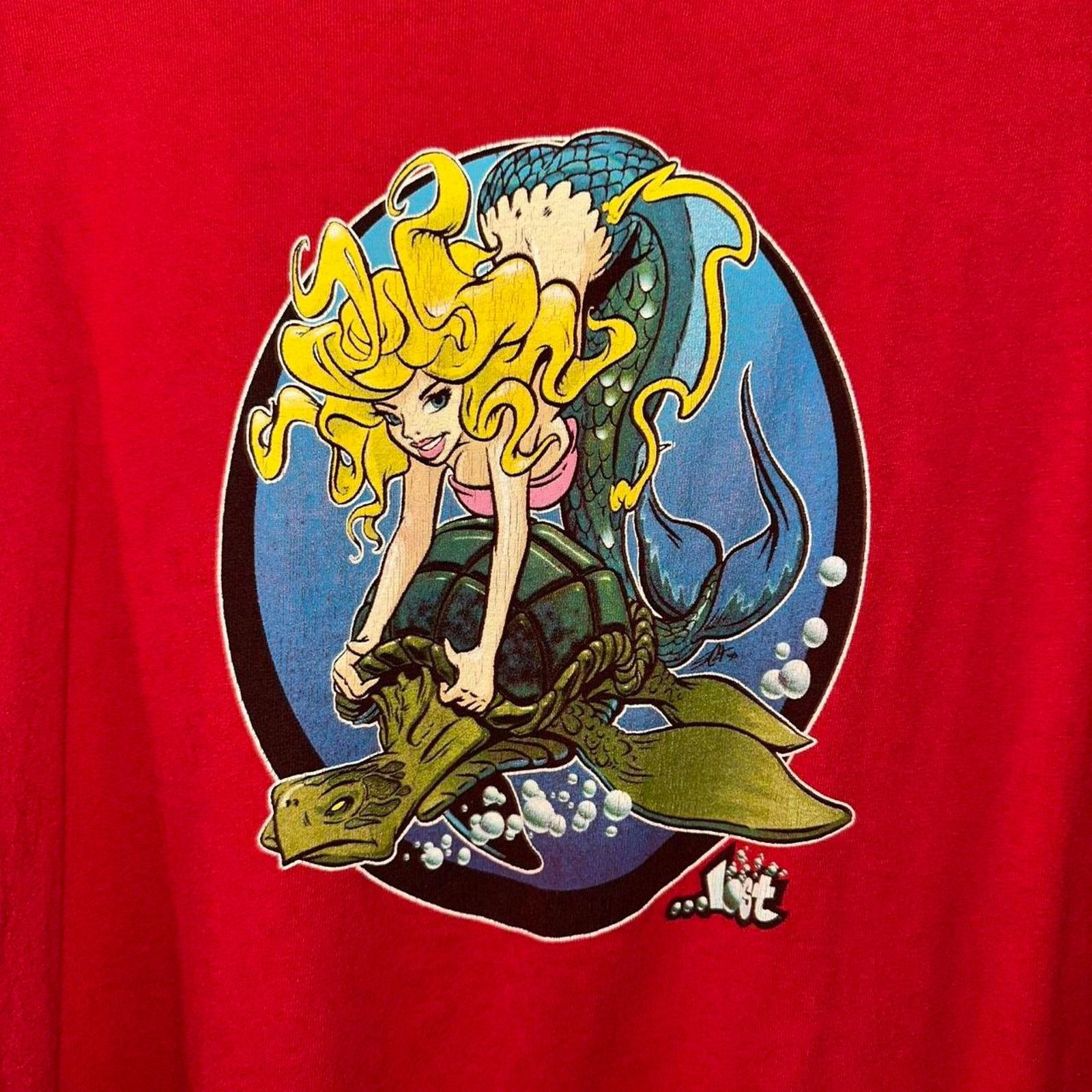 Lost Enterprises × Vintage Vintage ...lost enterprises Mermaid T Shirt Surf size XL/2XL Size US XL / EU 56 / 4 - 2 Thumbnail