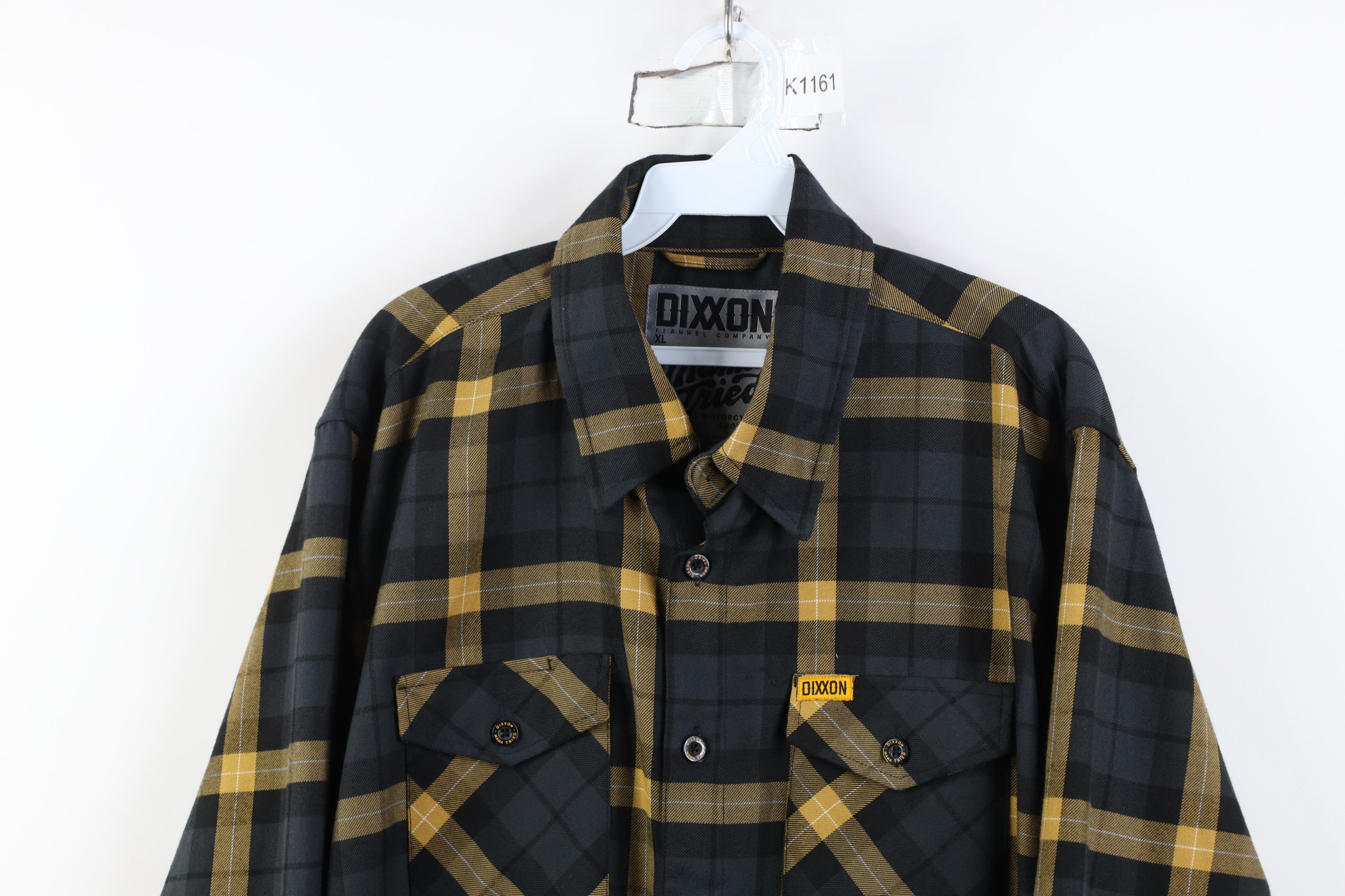 Vintage Dixxon Flannel Company Mama 10 Years Motorcycle Button Shirt Size US XL / EU 56 / 4 - 2 Thumbnail
