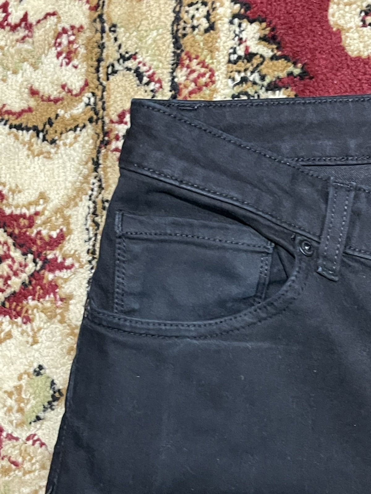 MONFRERE Black Noir Monfrere Dinero Jeans Size US 32 / EU 48 - 5 Thumbnail