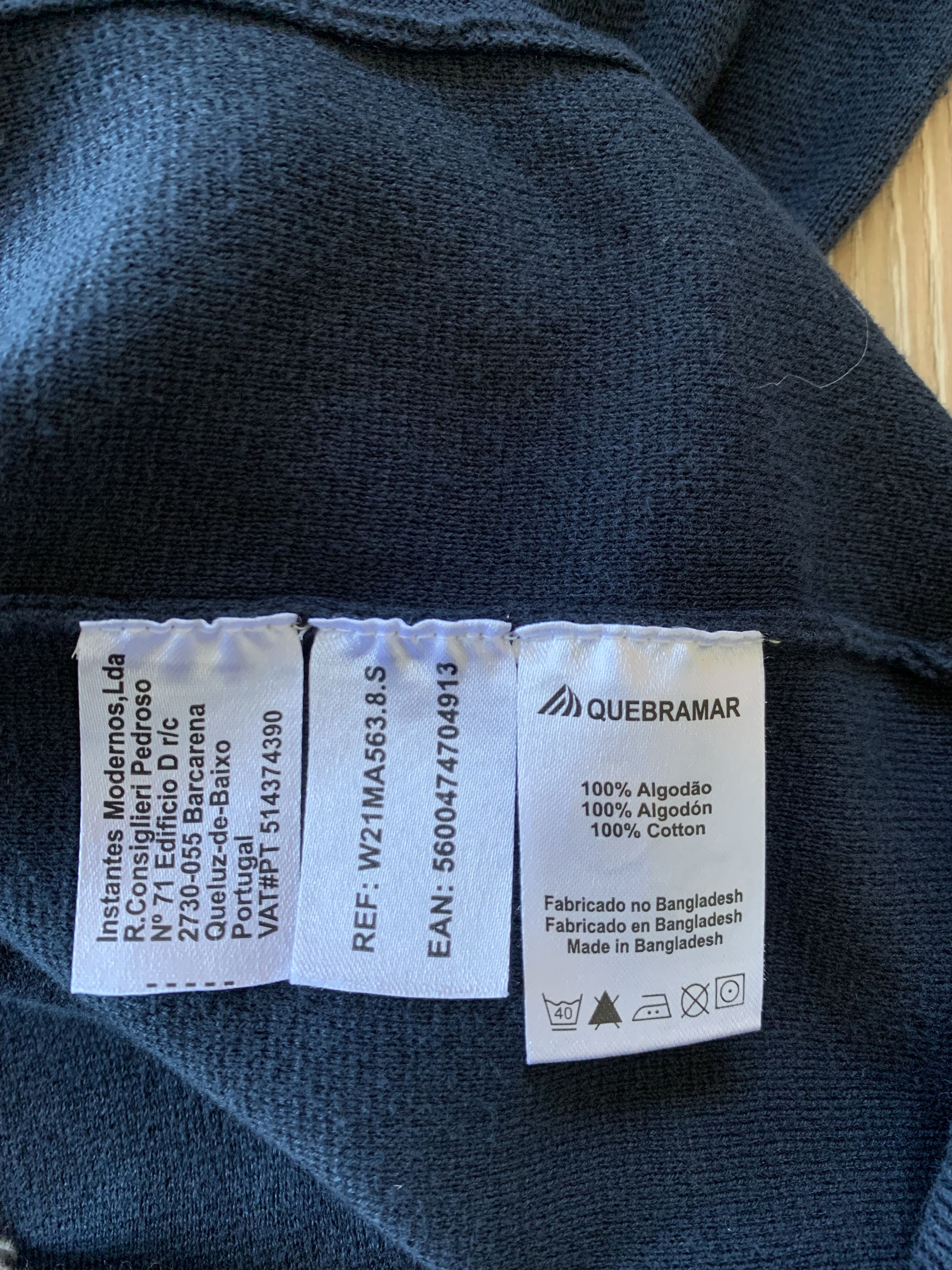 Designer Quebramar Cotton Sweatshirt Zip Sweater Size US S / EU 44-46 / 1 - 6 Thumbnail