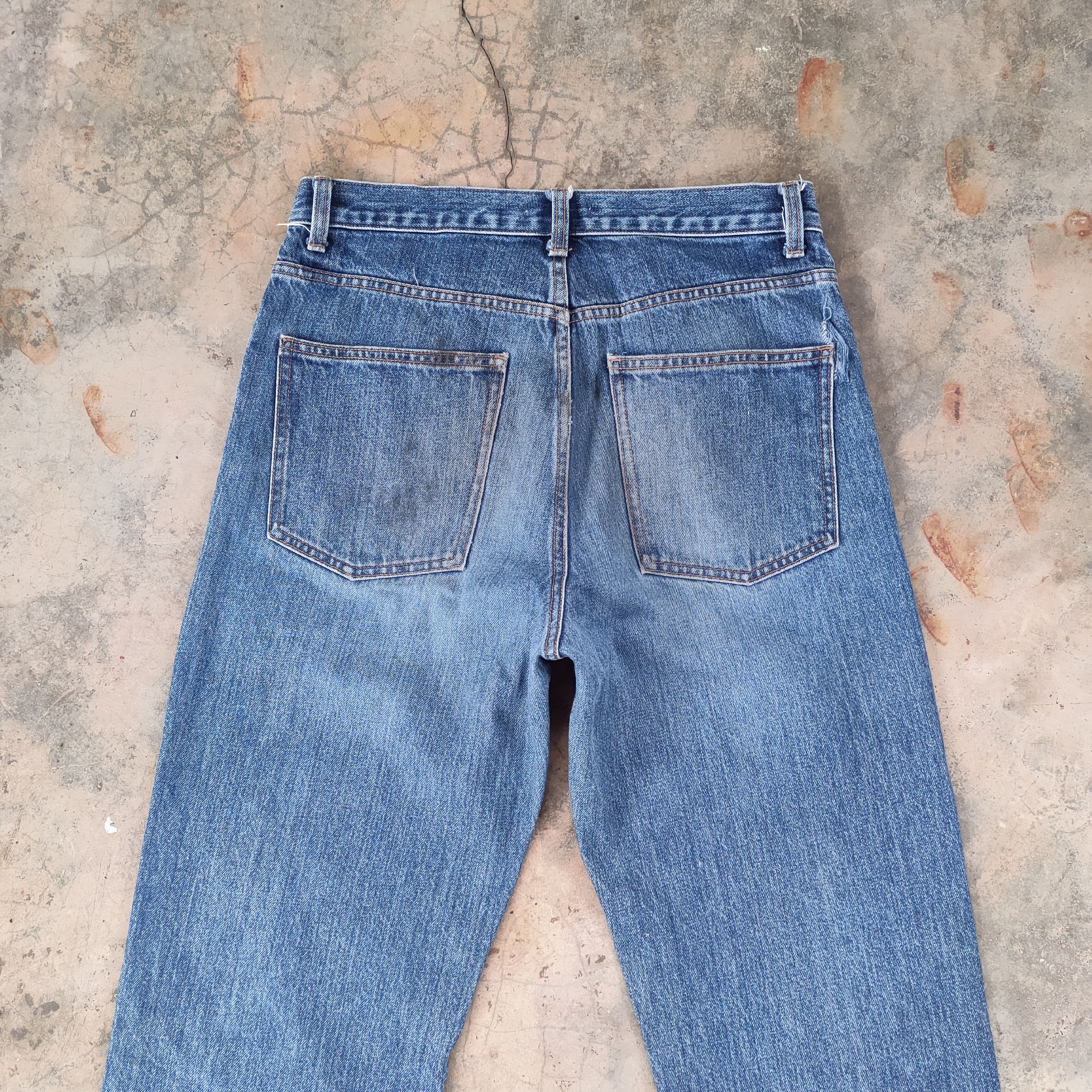 Japanese Brand × Jean W30 VINTAGE JAPANESE FADED DISTRESSED JEAN DENIM PANTS Size US 30 / EU 46 - 8 Thumbnail