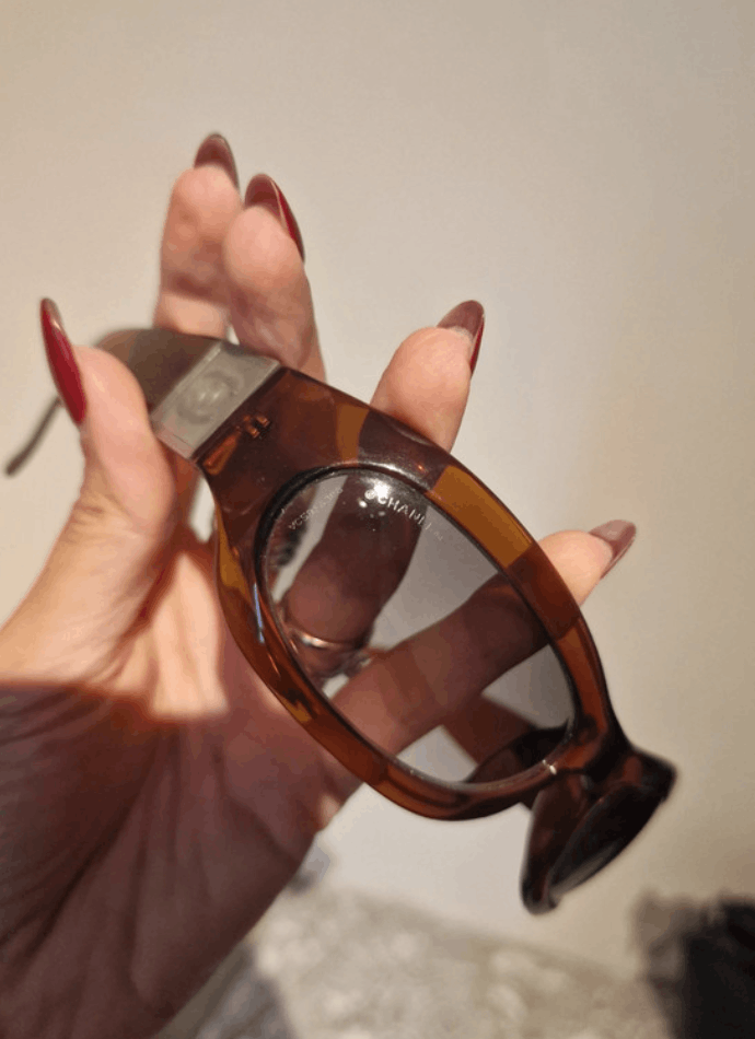 Chanel Chanel Sunglasses 5069 Rhinestone Logo Rimless Vintage Size ONE SIZE - 5 Thumbnail