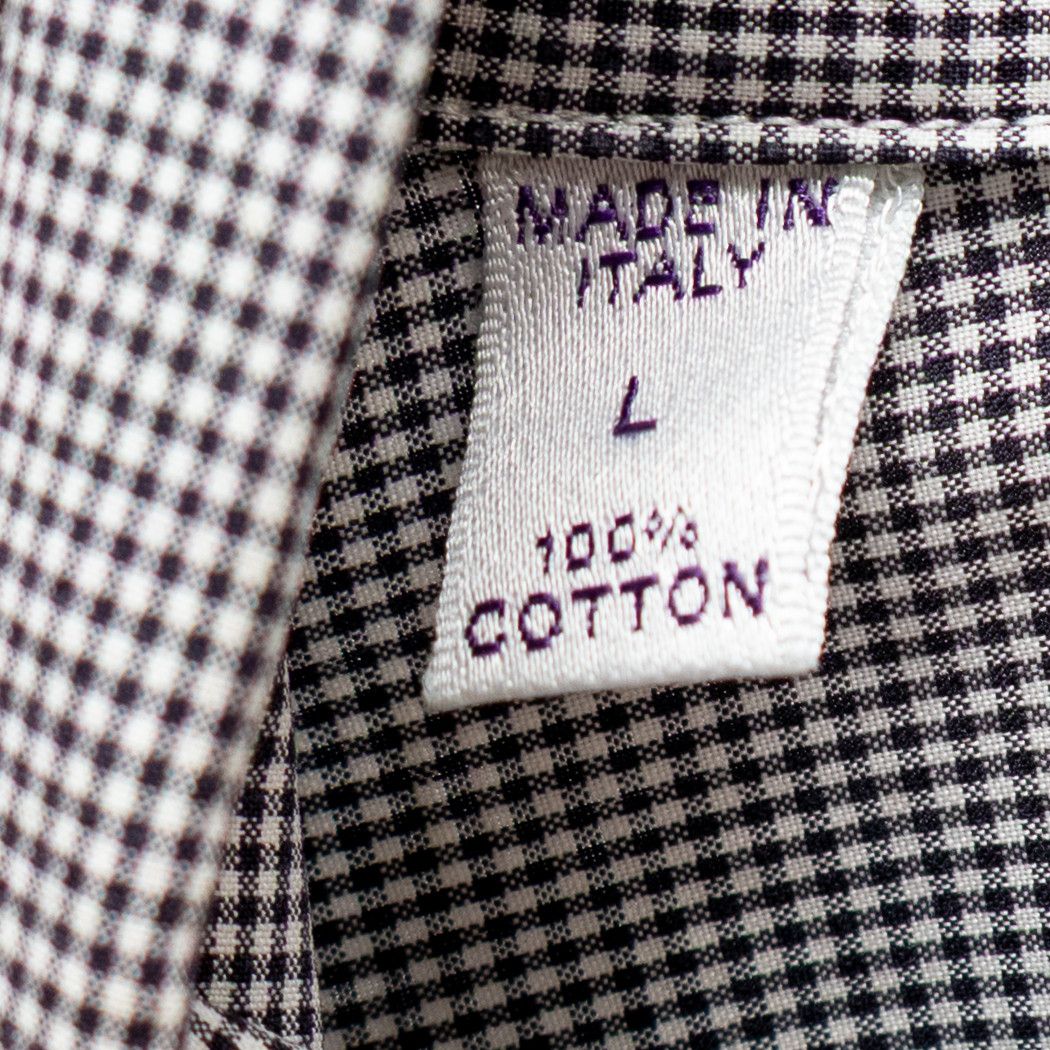 Ralph Lauren Purple Label Vintage Ralph Lauren Purple Label Men’s Black Plaid Shirt Size US L / EU 52-54 / 3 - 3 Thumbnail