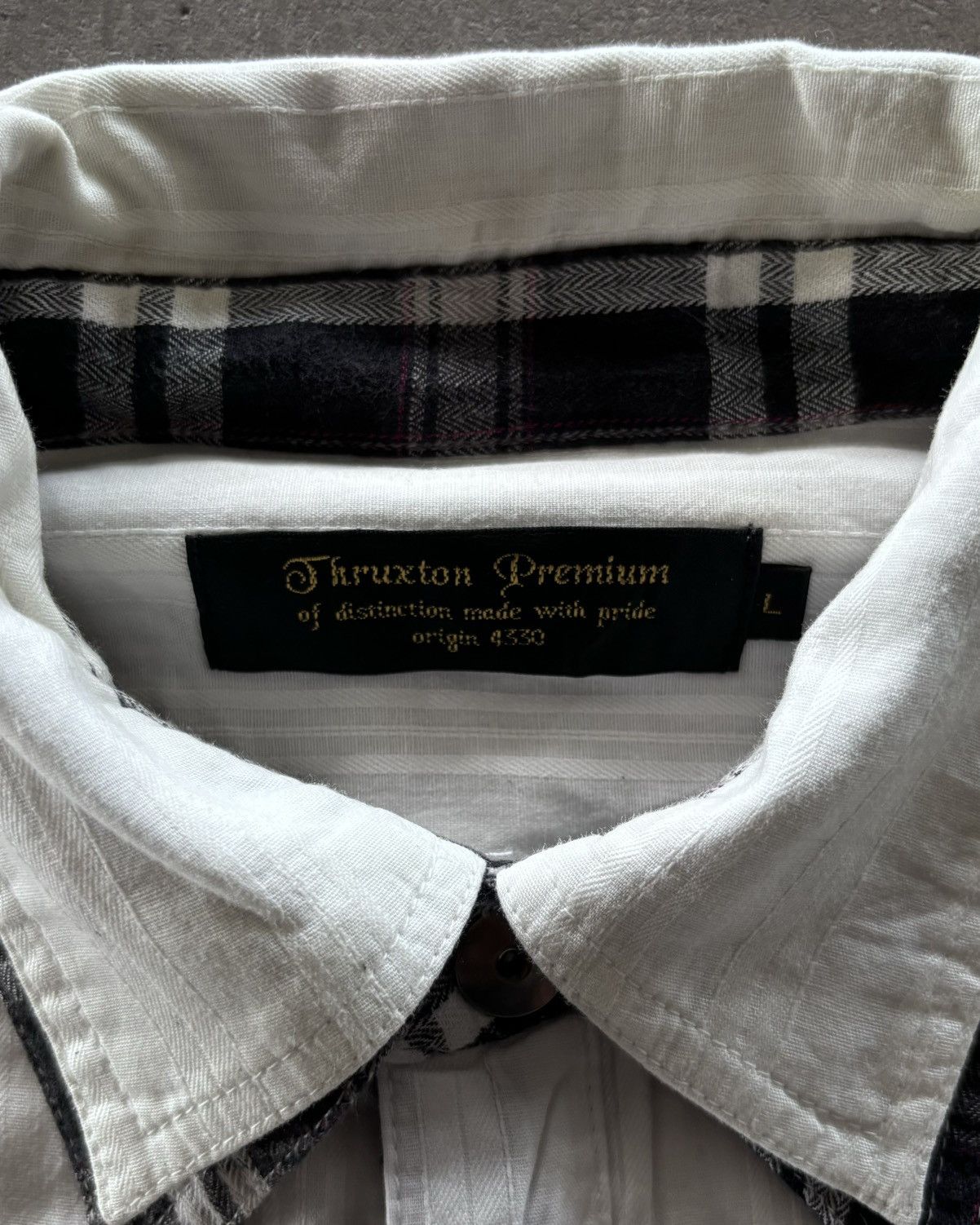 If Six Was Nine × Japanese Brand × Le Grande Bleu (L.G.B.) Thruxton Premium Iron Button Up Shirt Size US L / EU 52-54 / 3 - 5 Thumbnail