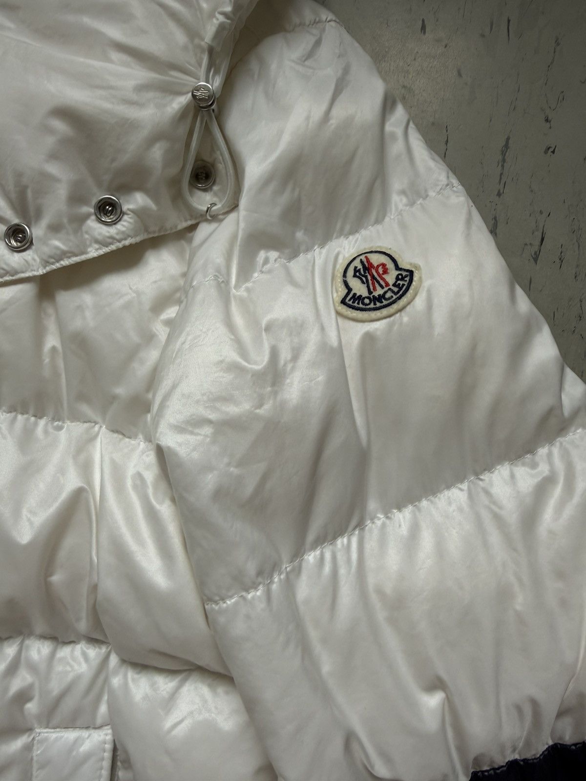 Moncler MONCLER Willm white hooded quilted down puffer jacket Size US S / EU 44-46 / 1 - 2 Thumbnail