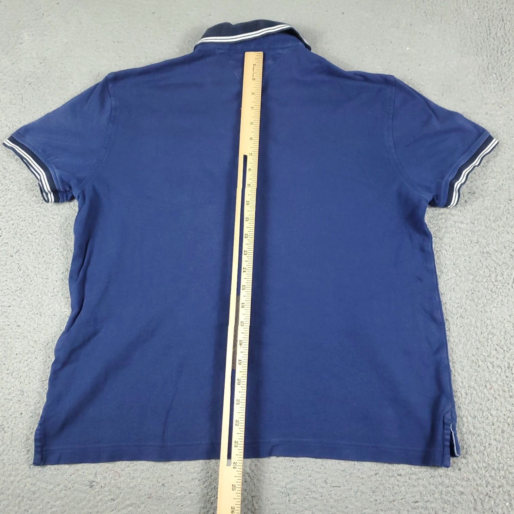 Tommy Hilfiger Tommy Hilfiger Polo Shirt Mens Medium Blue Casual Short Sleeve Activewear Size US M / EU 48-50 / 2 - 4 Thumbnail