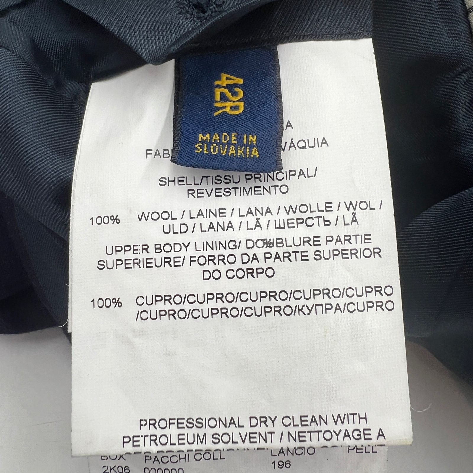Polo Ralph Lauren Polo Ralph Lauren Wool Navy Blazer With Elbow Patches Size 42R - 5 Thumbnail